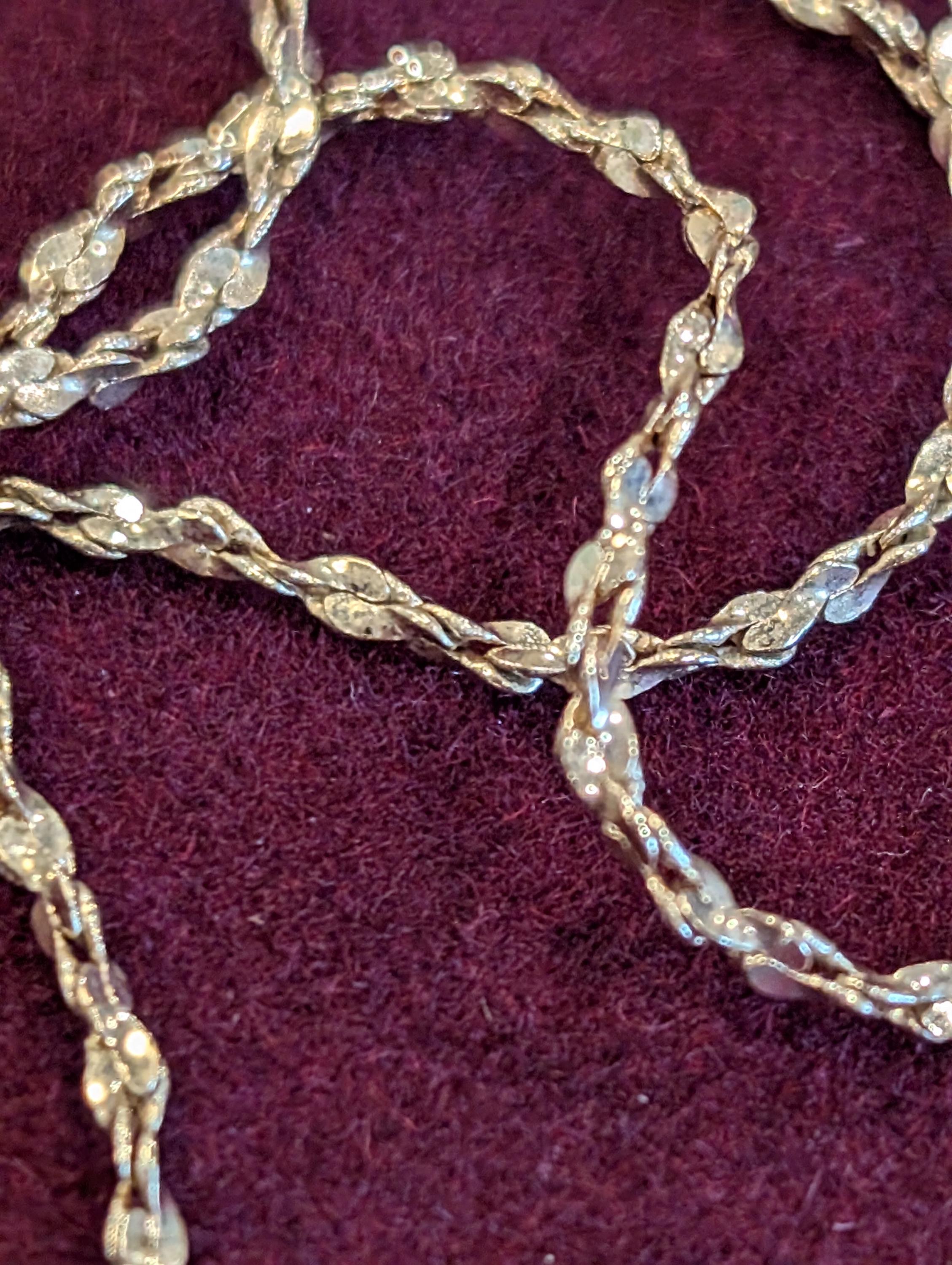 Gold tone heart Pendant necklace, view 9