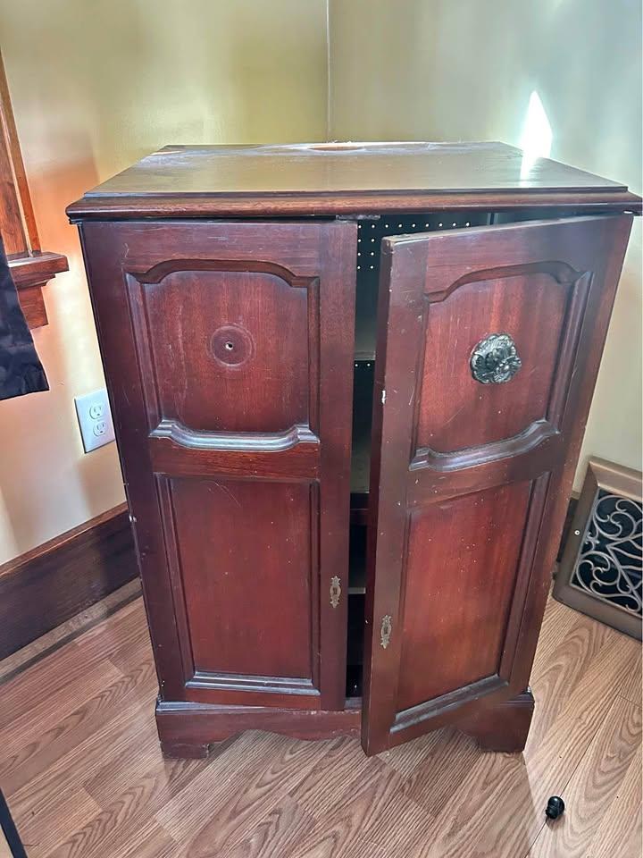 CUSTOM ORDER OPTION: French Monet Radio Cabinet, view 11