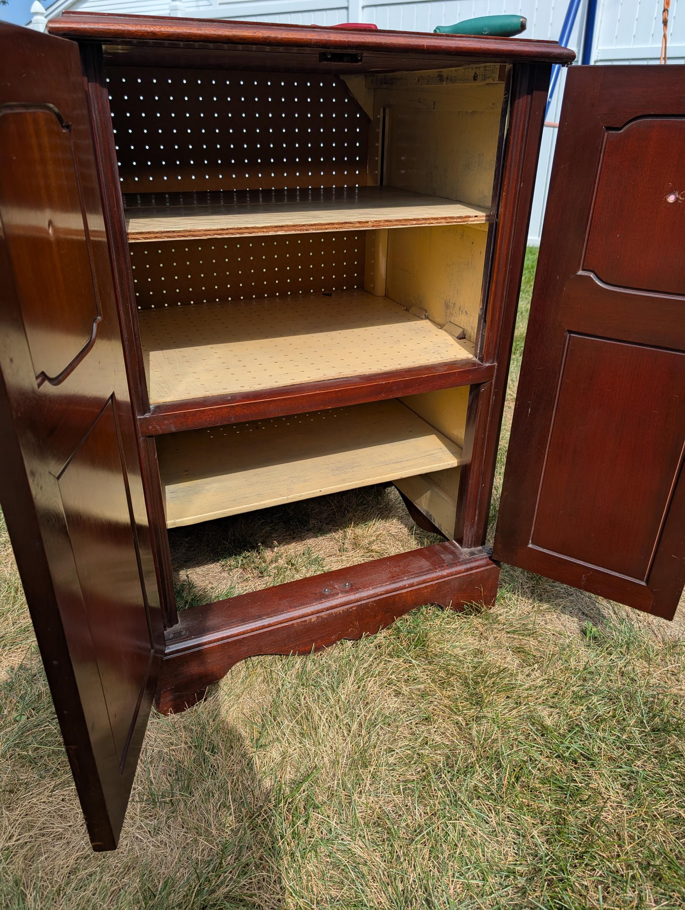 CUSTOM ORDER OPTION: French Monet Radio Cabinet, view 12