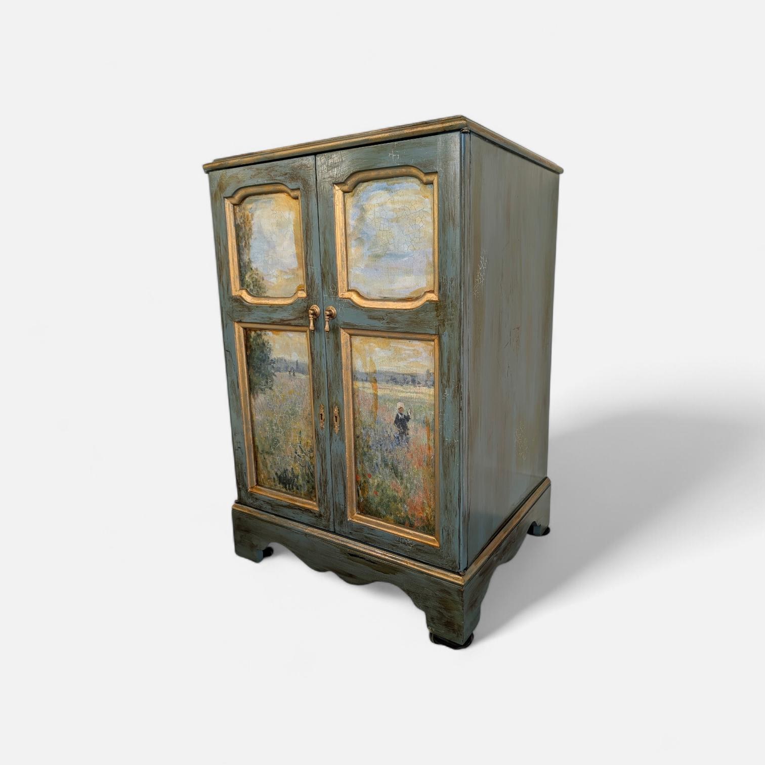 CUSTOM ORDER OPTION: French Monet Radio Cabinet, view 14