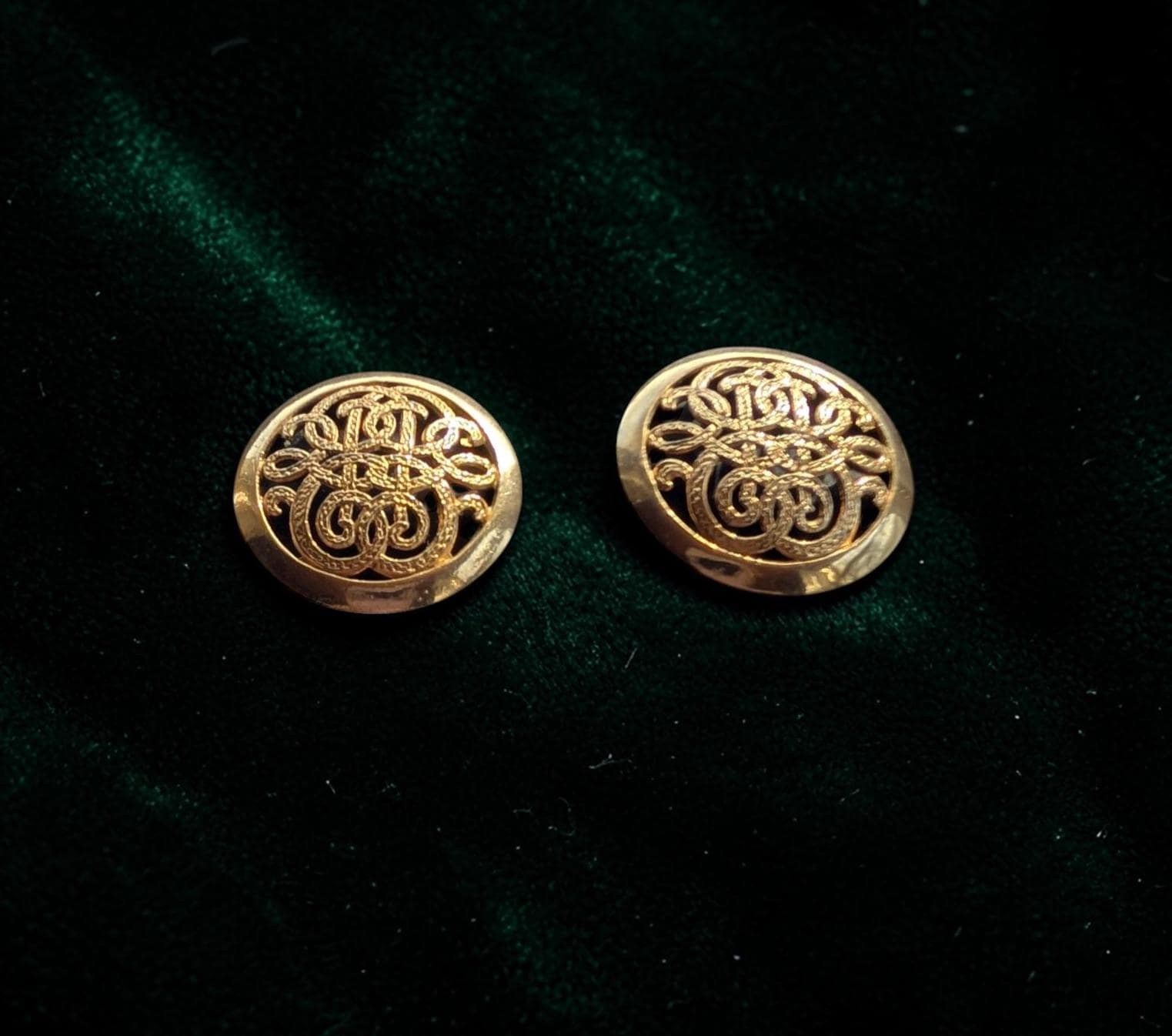 Vintage Gold Tone Filigree Clip on Earrings, Elegant Retro Costume Jewelry