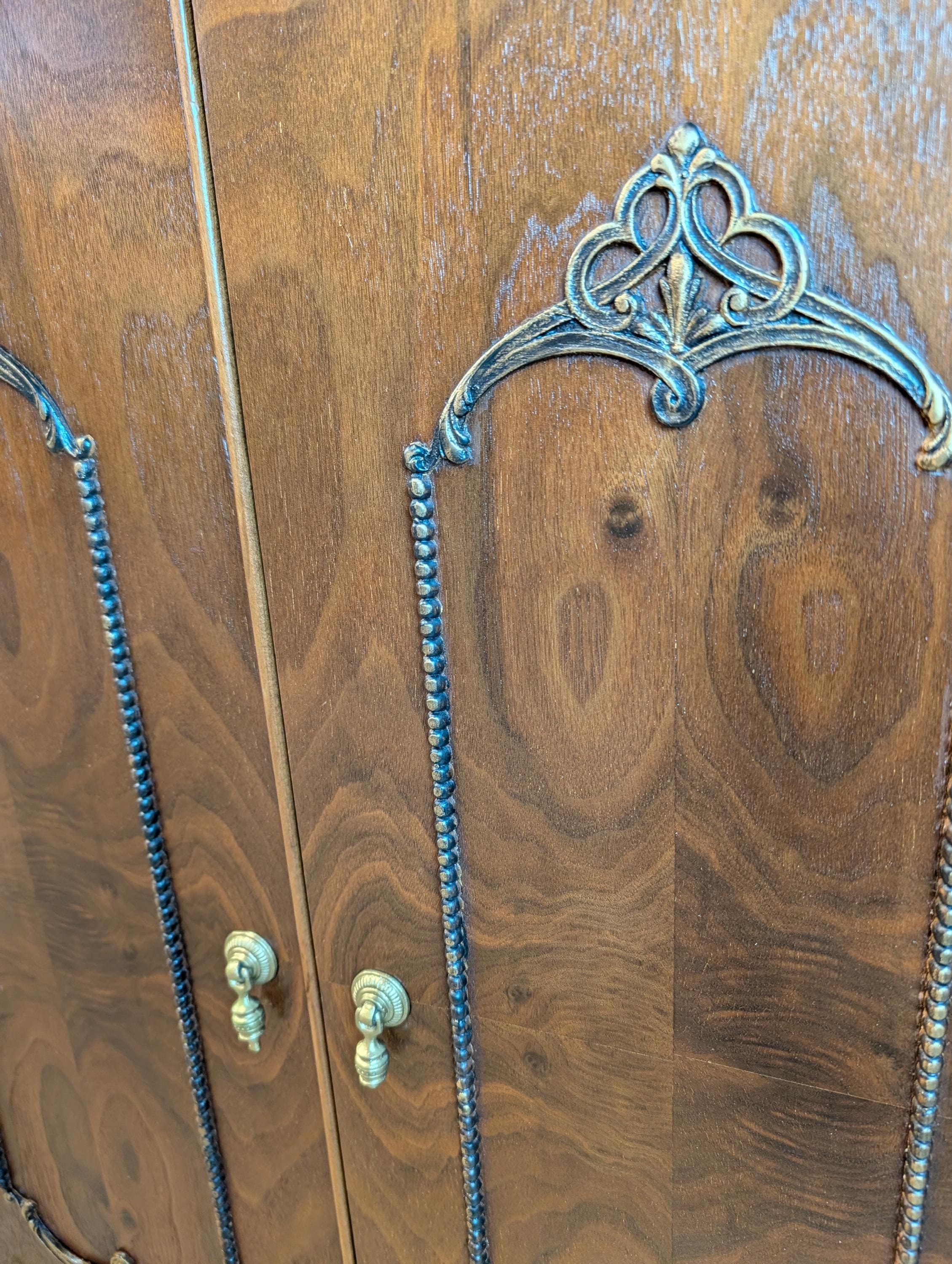 CUSTOM ORDER *OPTION: 1930s Gothic / Tudor Radio Cabinet Vanity, view 6