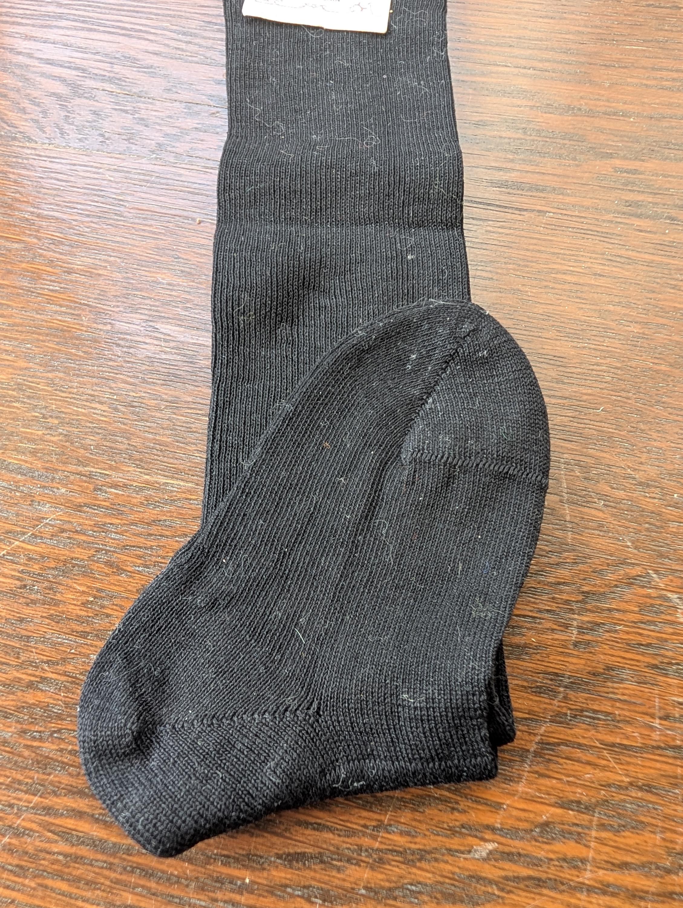 Vintage Black Cat Hosiery, NOS Ribbed Socks, Chicago Kenosha Hosiery Company, view 6