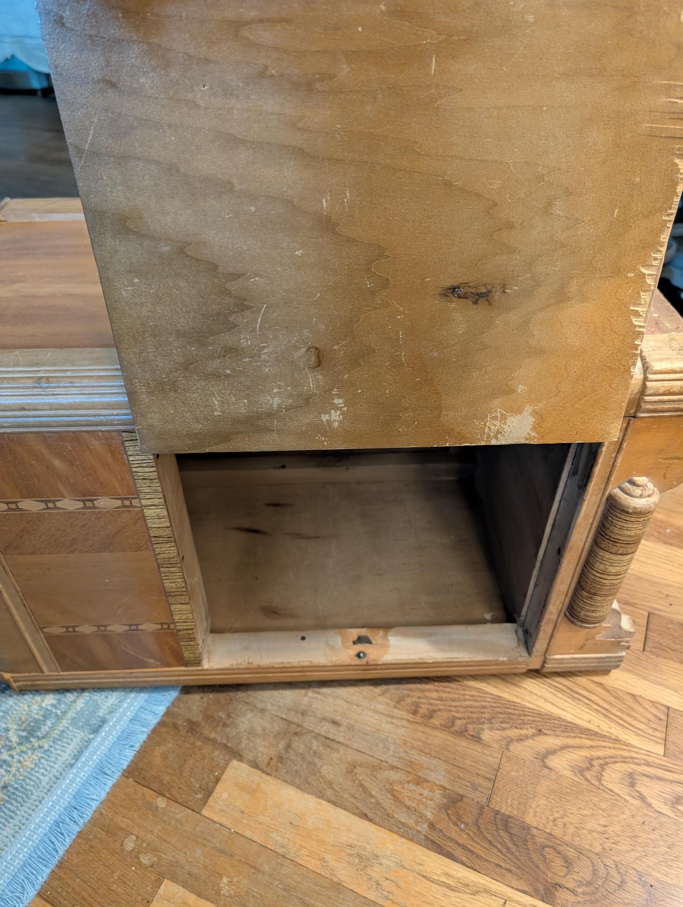 Art Deco Waterfall Nightstand, view 6