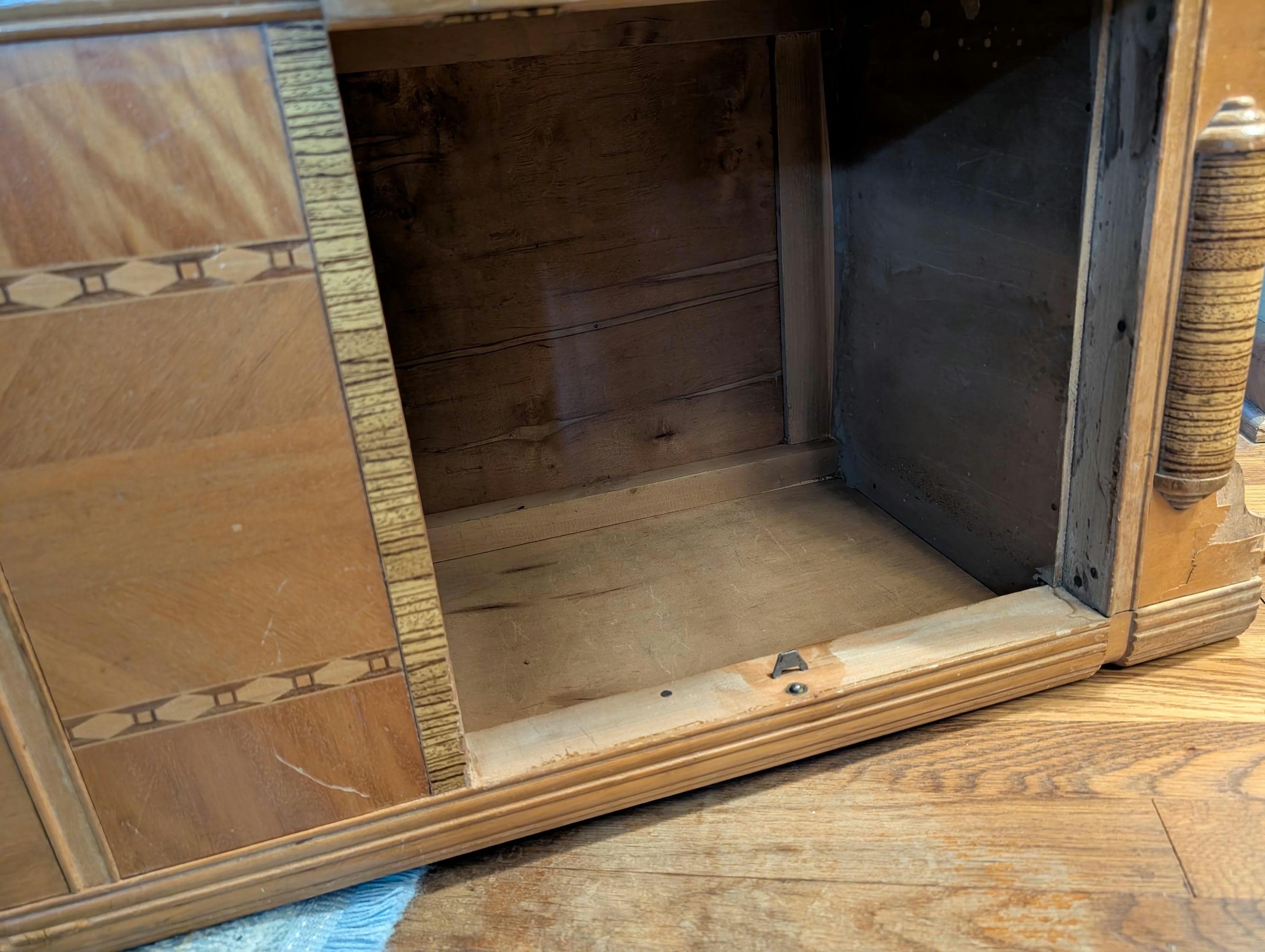 Art Deco Waterfall Nightstand, view 8