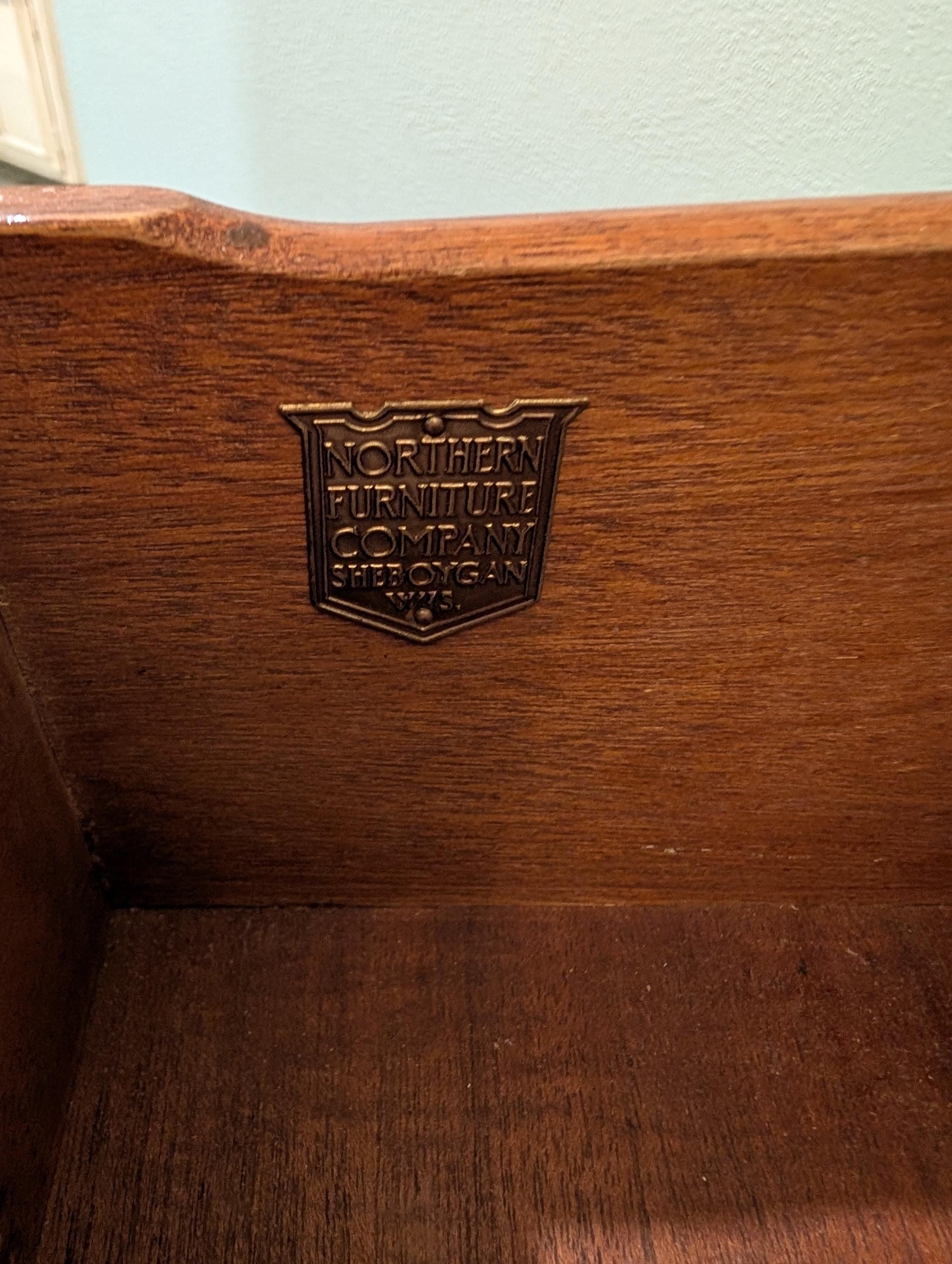 CUSTOMIZABLE Nightstand: 100-Year-Old Heirloom, Original Hardware, Custom Finish Option, view 6