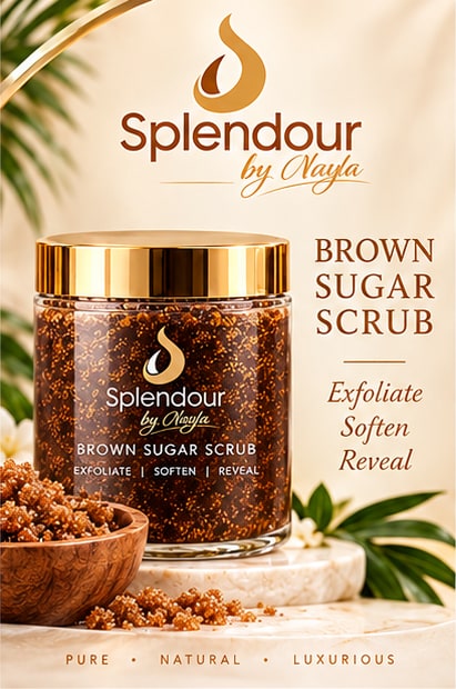 Clean product photo of Brown Sugar Body Scrub