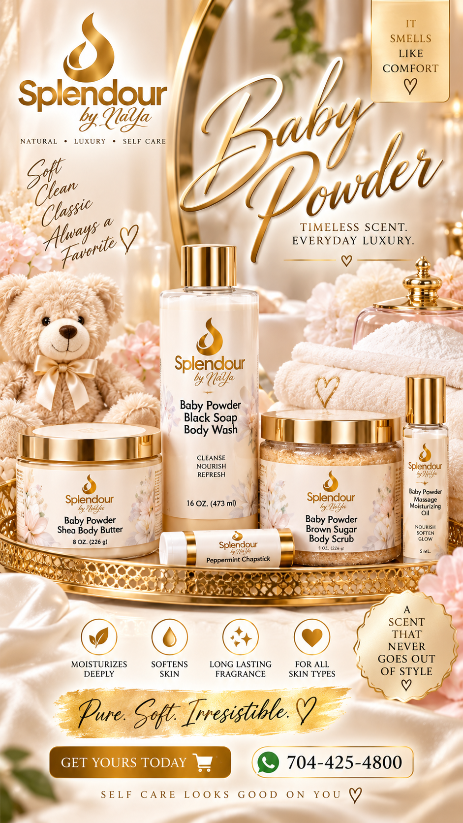 Baby Powder scent collection by Splendour By NaYa