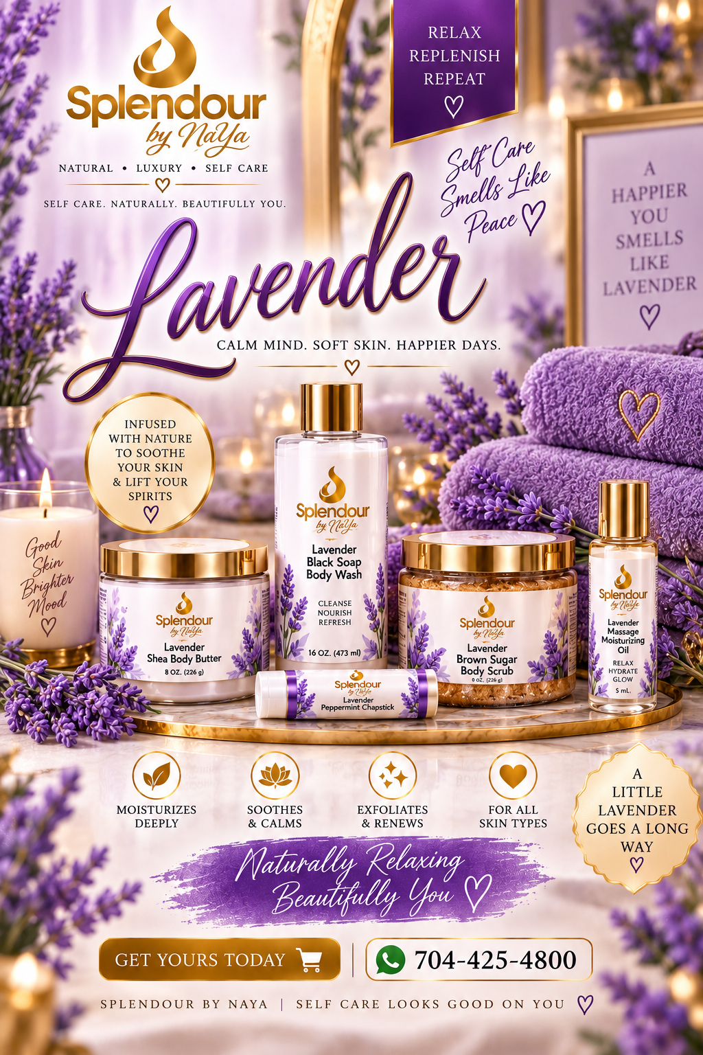 Lavender scent collection by Splendour By NaYa