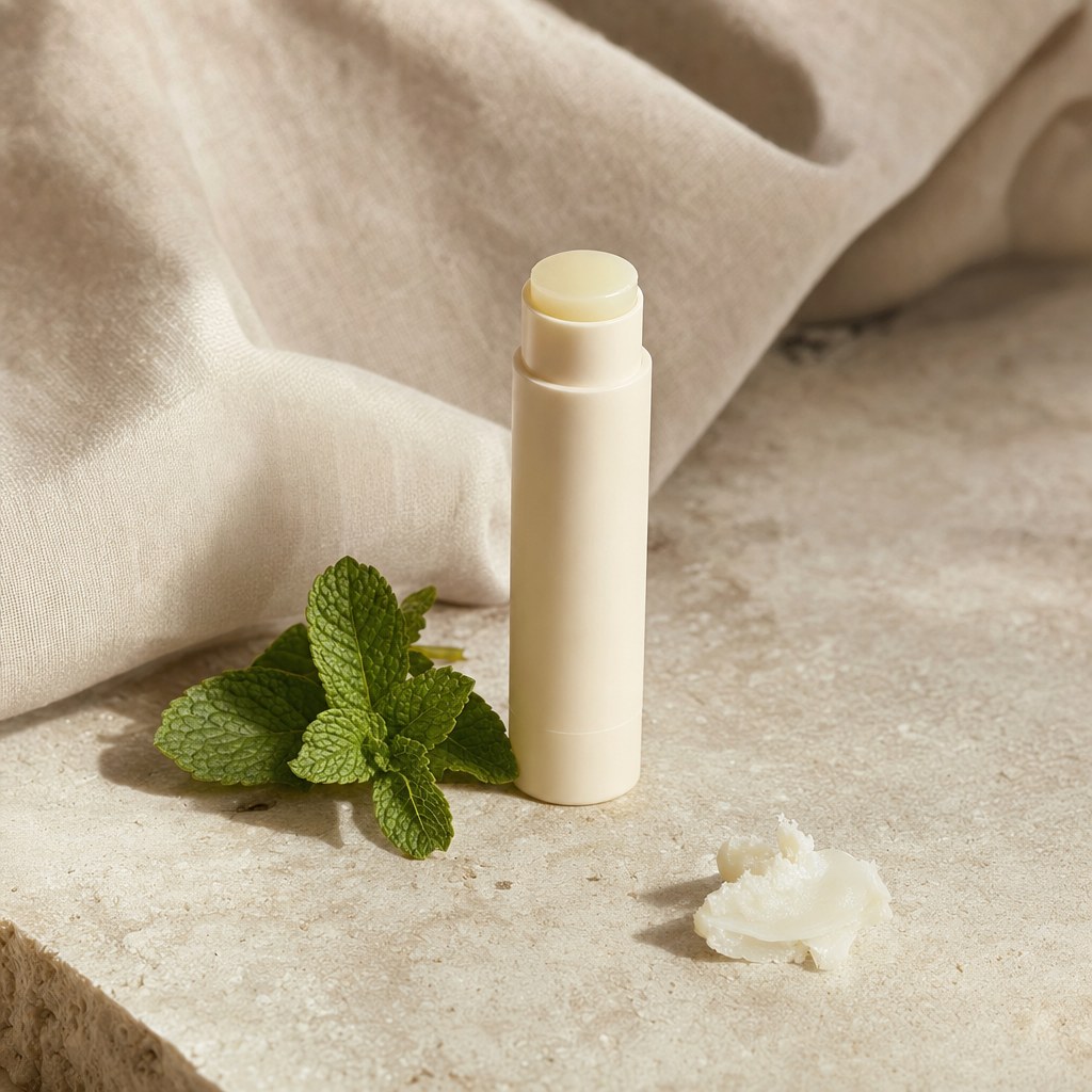 Clean product photo of Peppermint Chapstick
