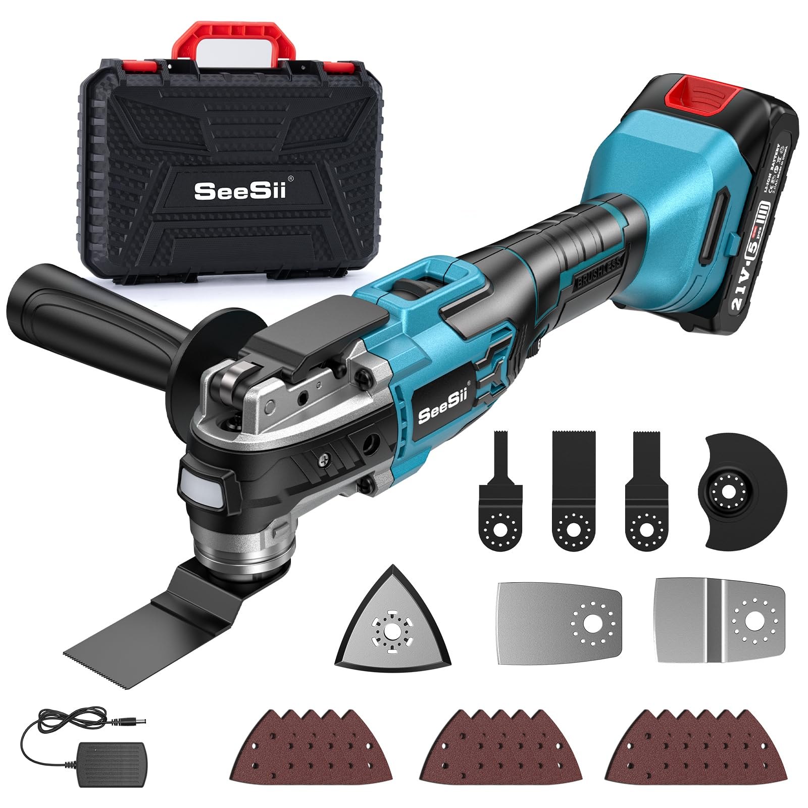 Cordless Oscillating Multi-Tool Kit — Roofing Blade Set
