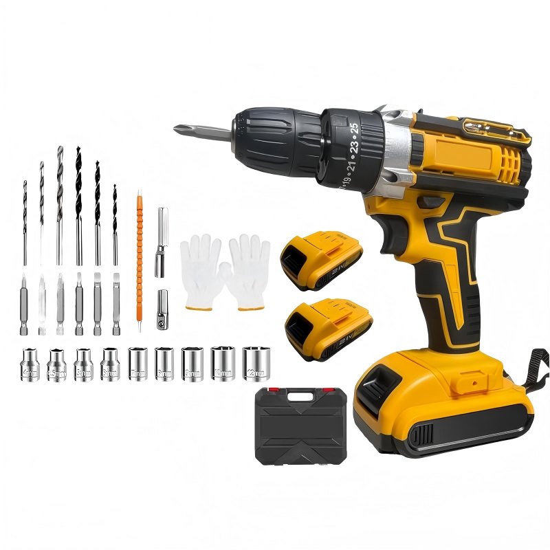 Cordless Screw Gun Kit 20V with 2 Batteries
