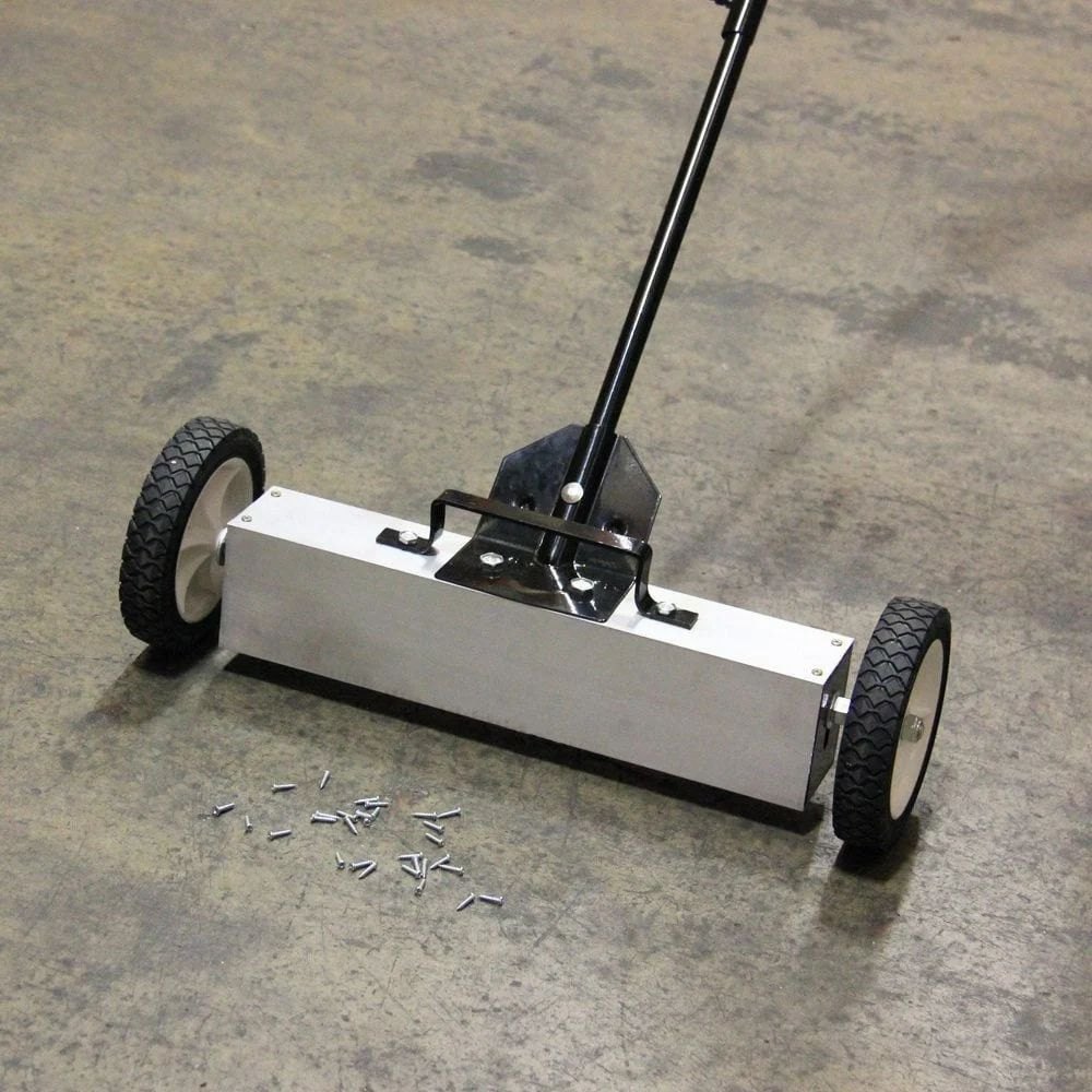 Magnetic Nail Sweeper 24in — Rolling Pickup
