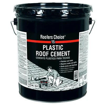 Plastic Roof Cement — 5 Gallon Pail