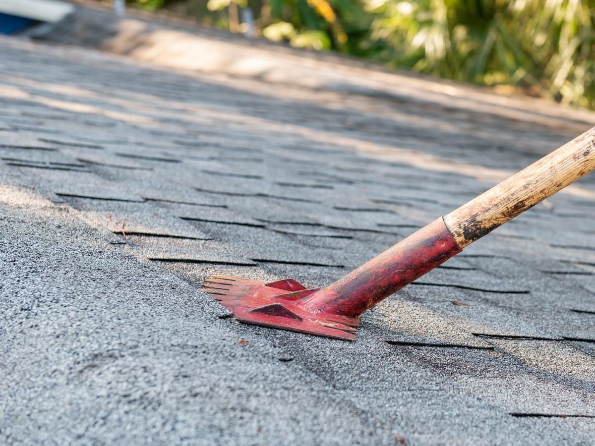 Roofing Tear-Off Fork — Notched Steel