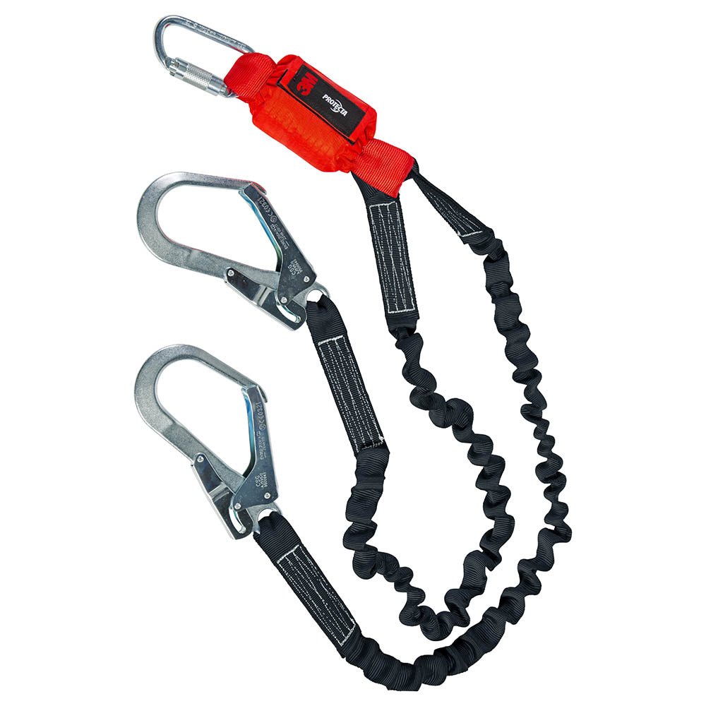Twin-Leg Shock-Absorbing Lanyard — 6ft