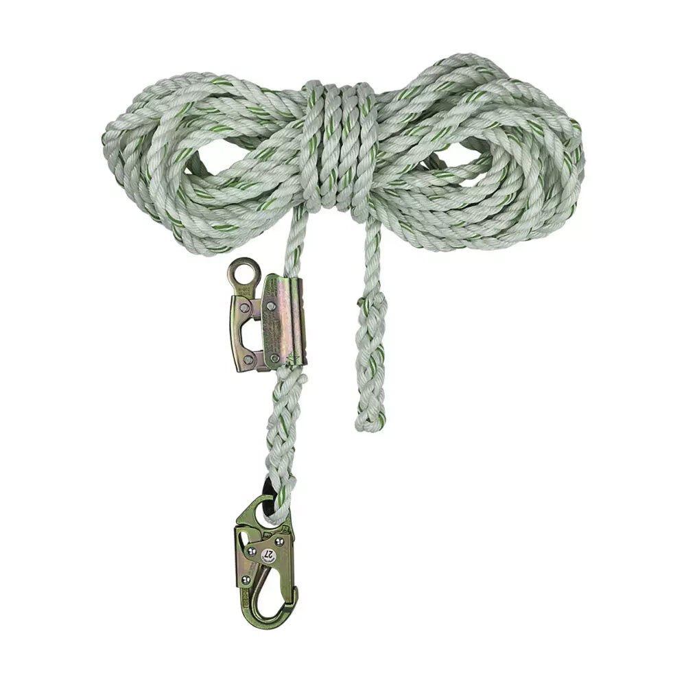 Vertical Lifeline 50ft with Rope Grab and Lanyard
