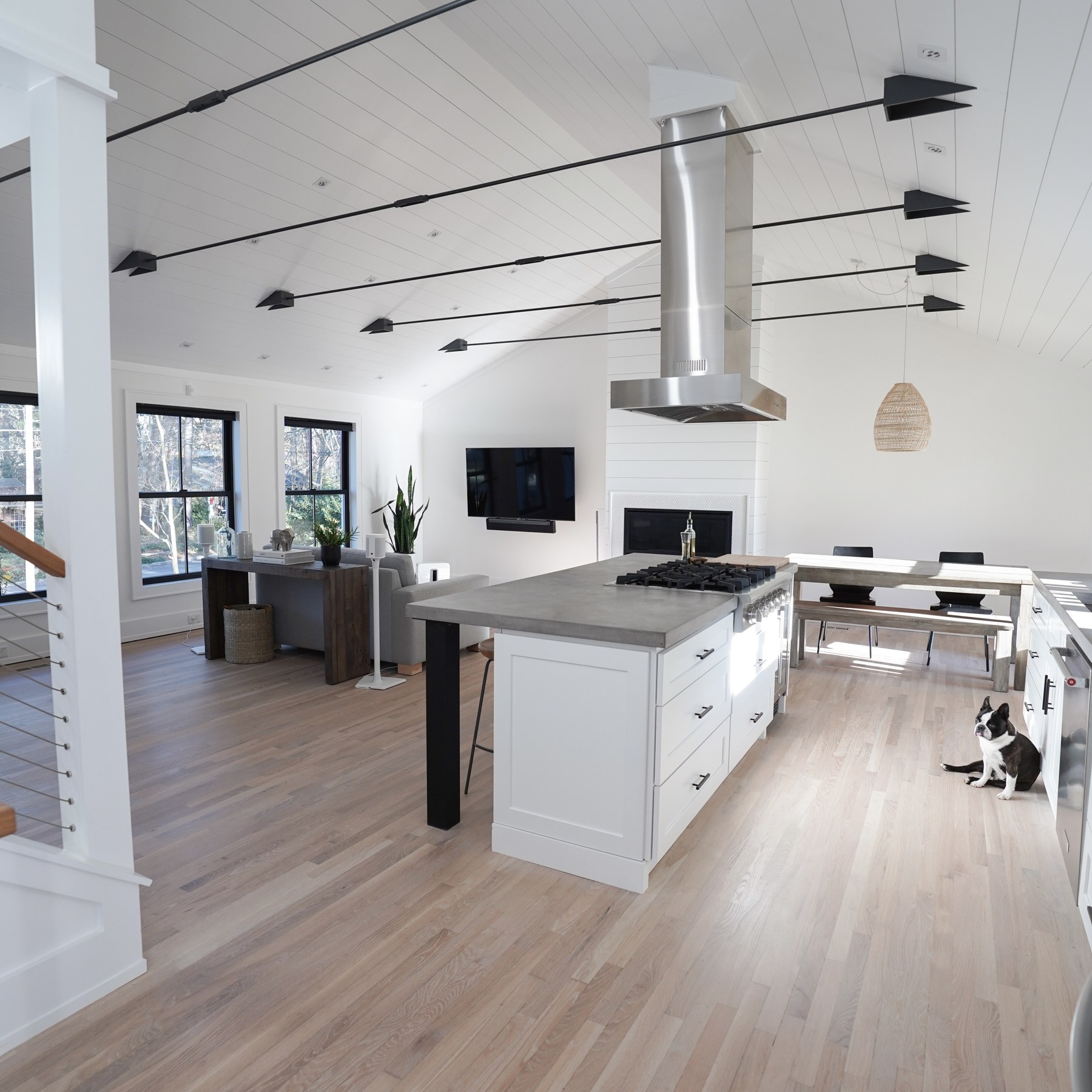 New hardwood floor installation