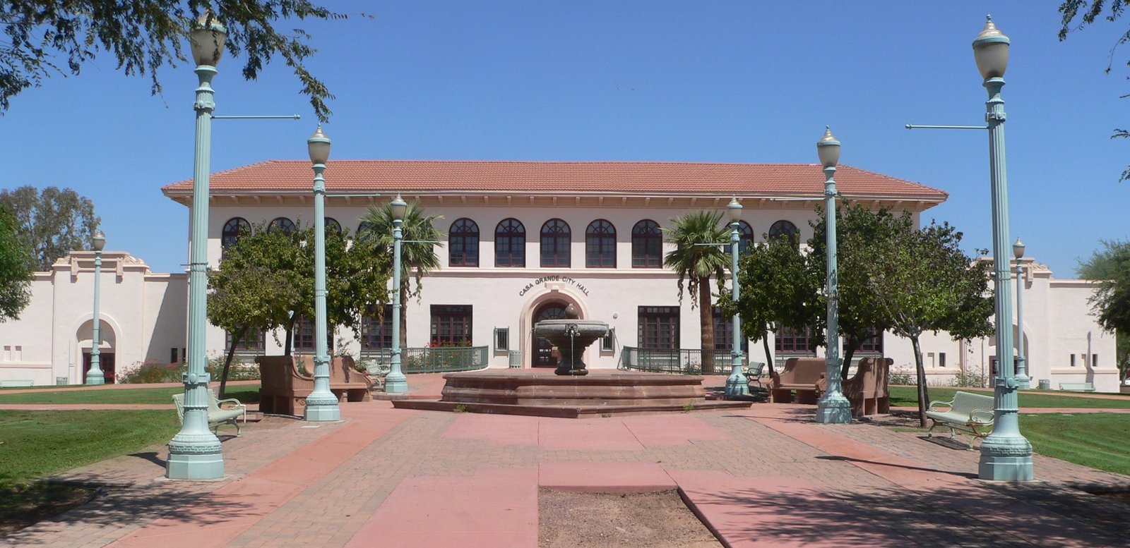 Casa Grande City Hall viewed from Florence Boulevard