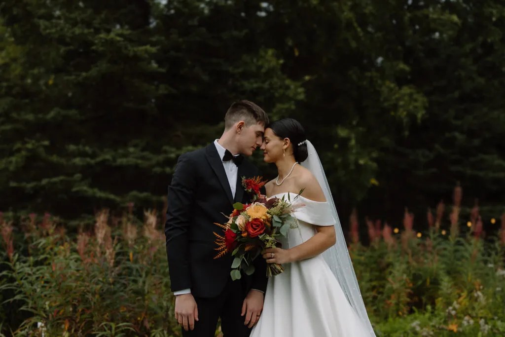 Wedding couple at Wilmington Wedding Venue in Wasilla