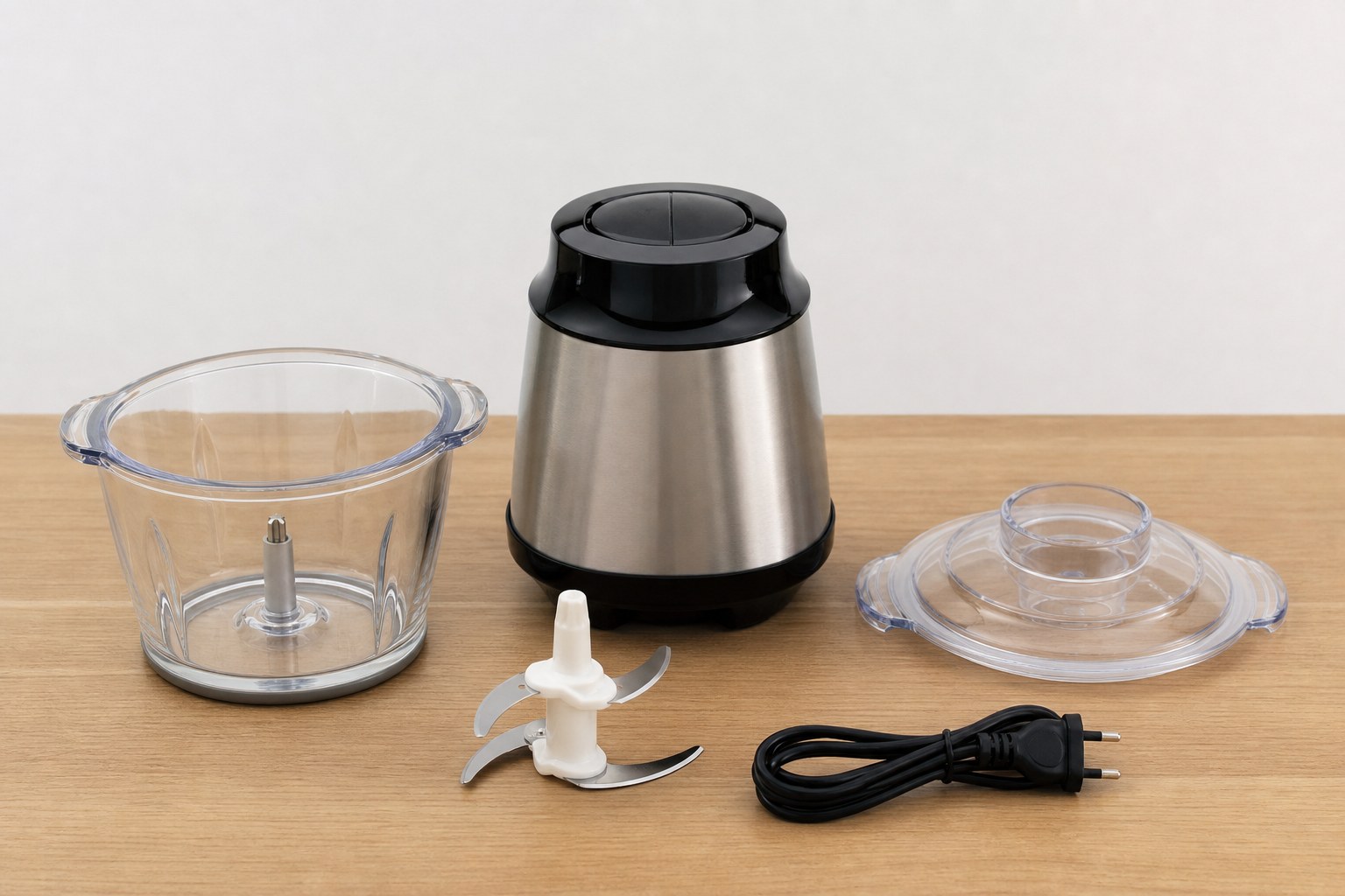 Everyday items grouped to check included pieces before buying