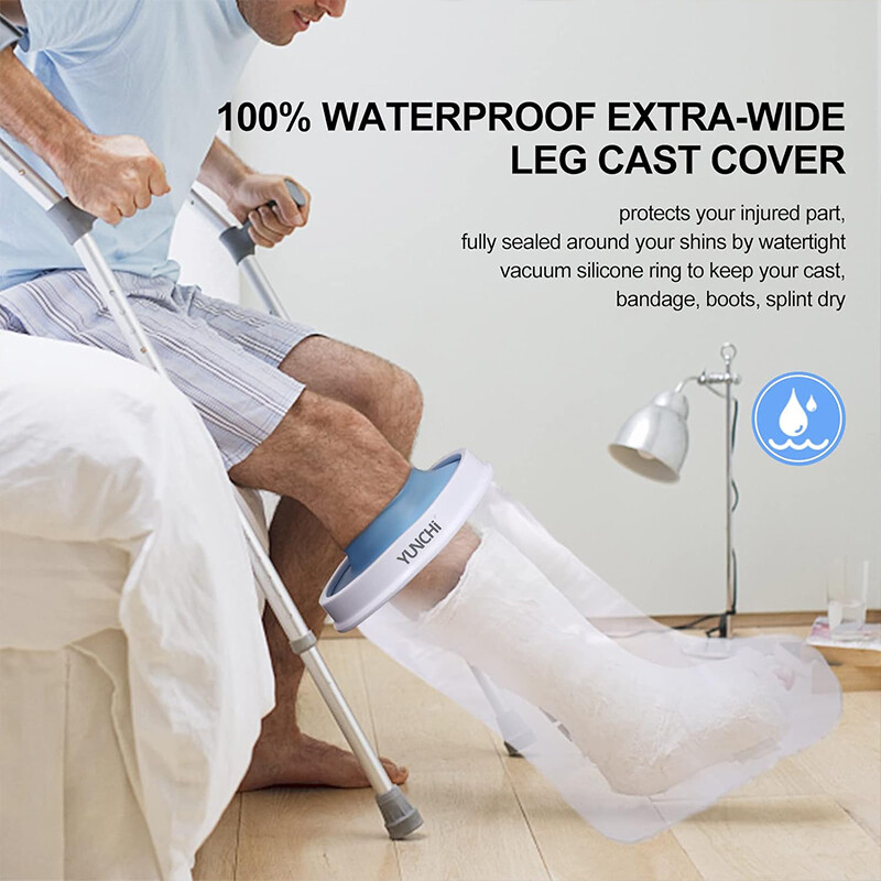Yunchi extra-wide waterproof leg cast cover