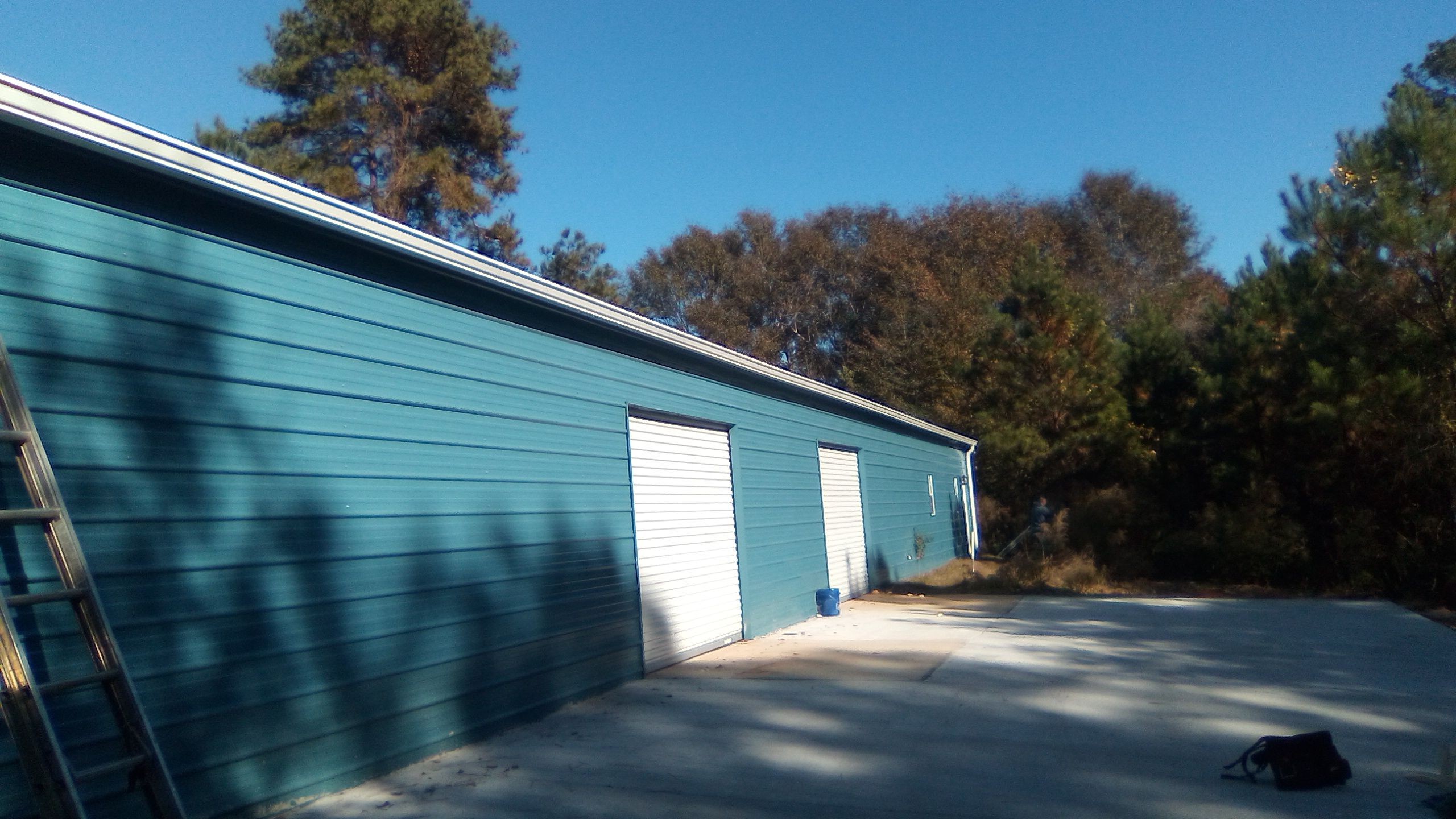 Gutter work at a residential property