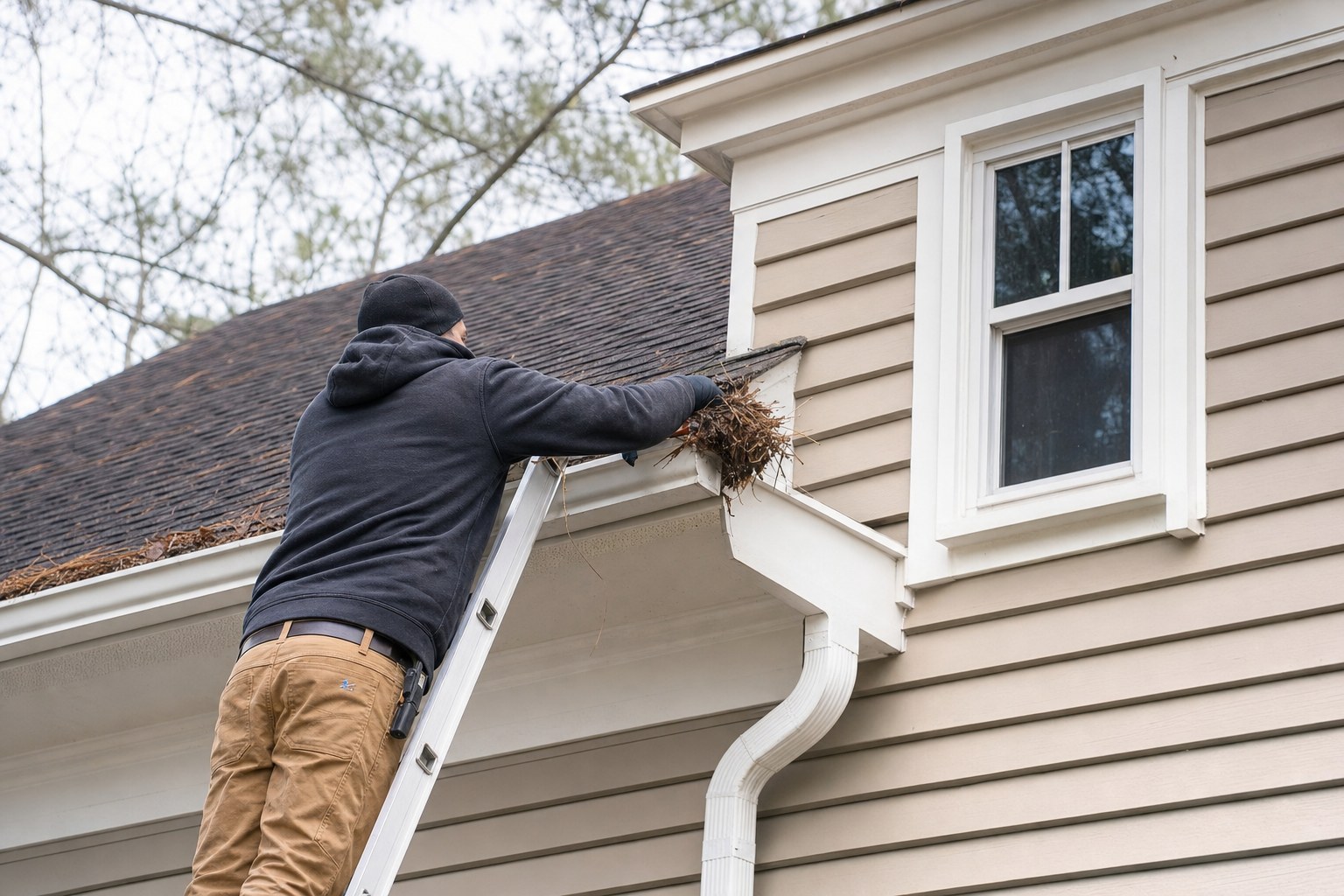 Gutter repair, cleaning & maintenance