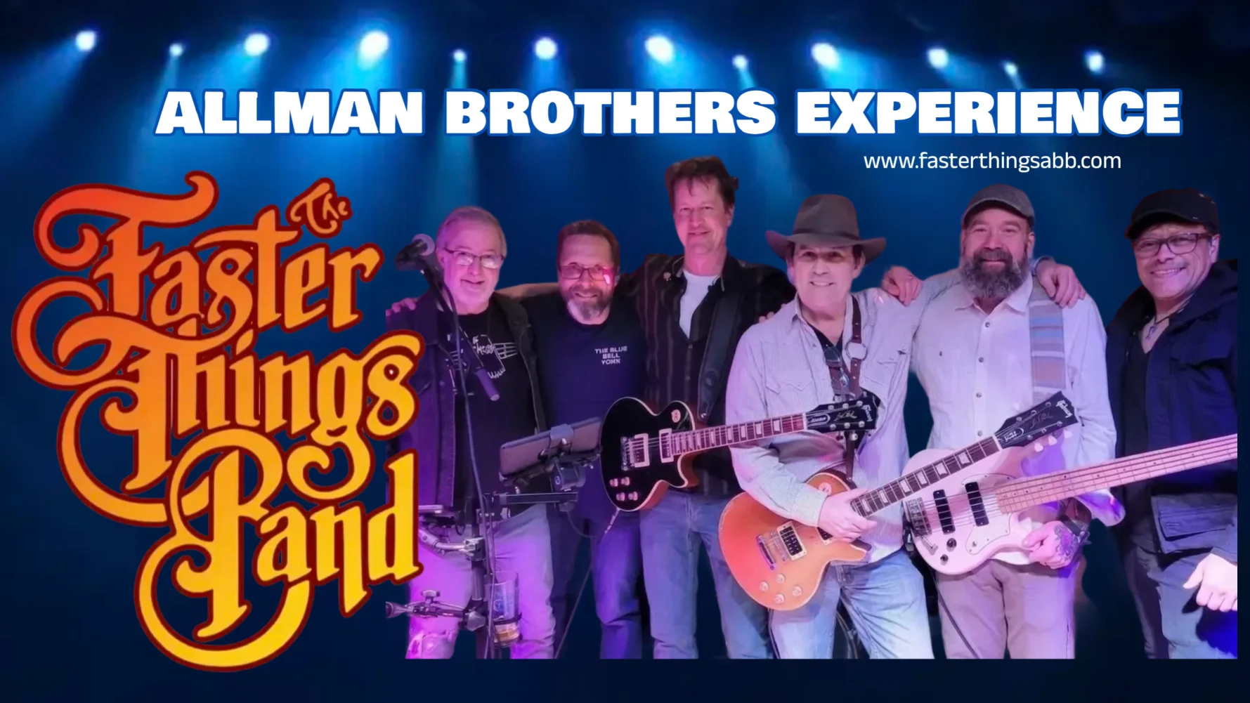 The Faster Things Band performing or promotional artwork