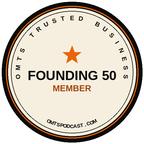 OMTS Founding 50 Member badge