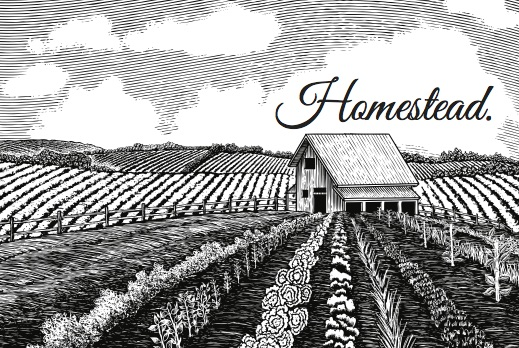 Homestead. logo