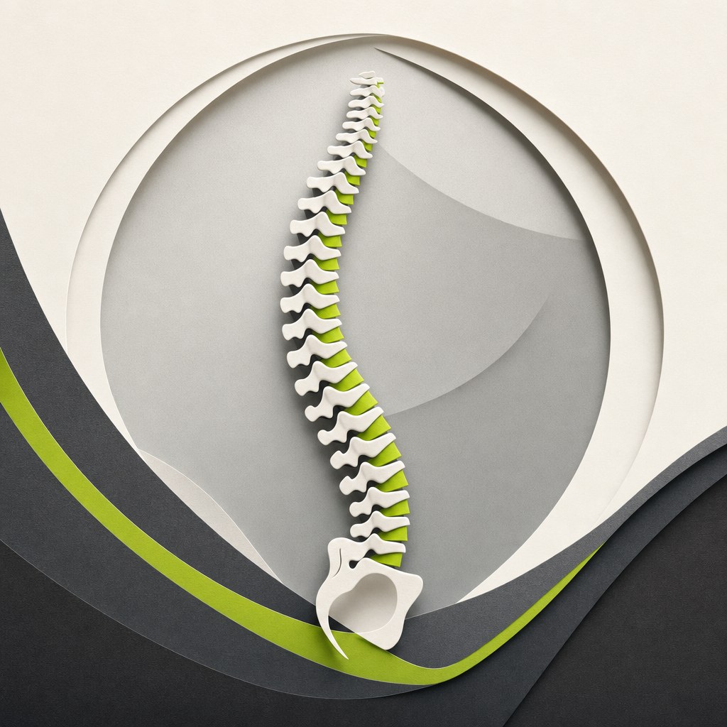 Illustrated aligned spine