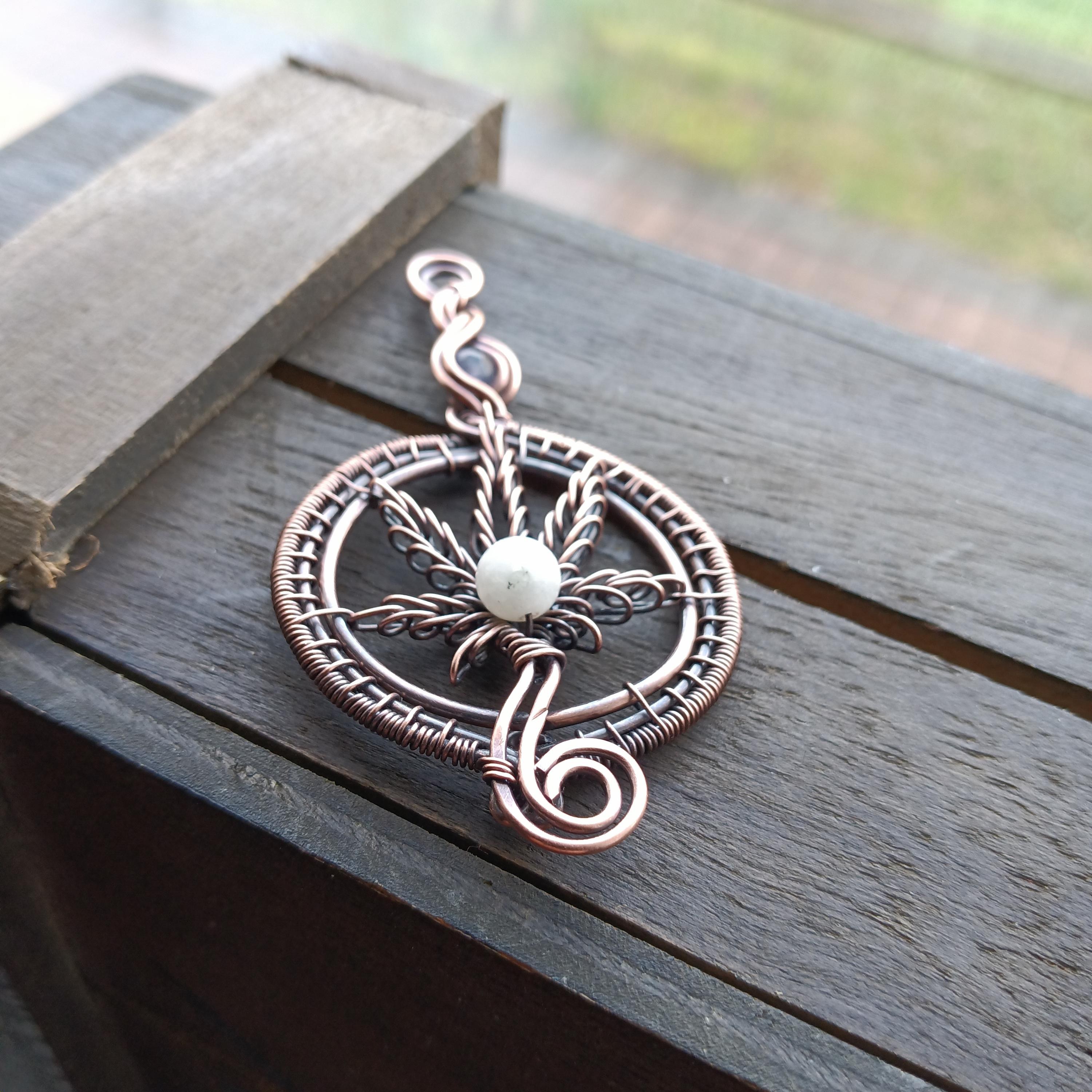 Marijuana Pot Leaf Cannabis Hemp Leaf Pendant with Leather Cord, view 2
