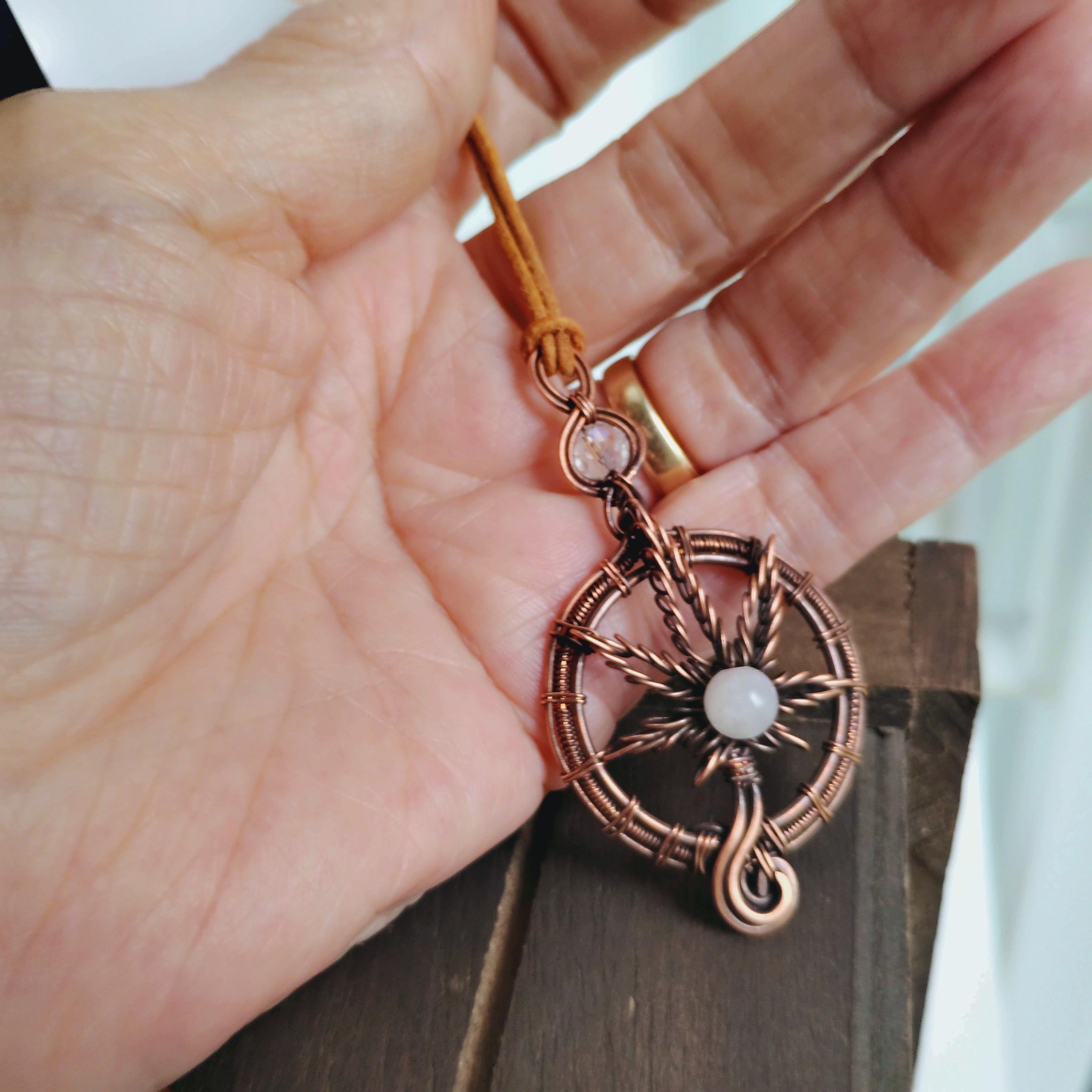 Marijuana Pot Leaf Cannabis Hemp Leaf Pendant with Leather Cord, view 3