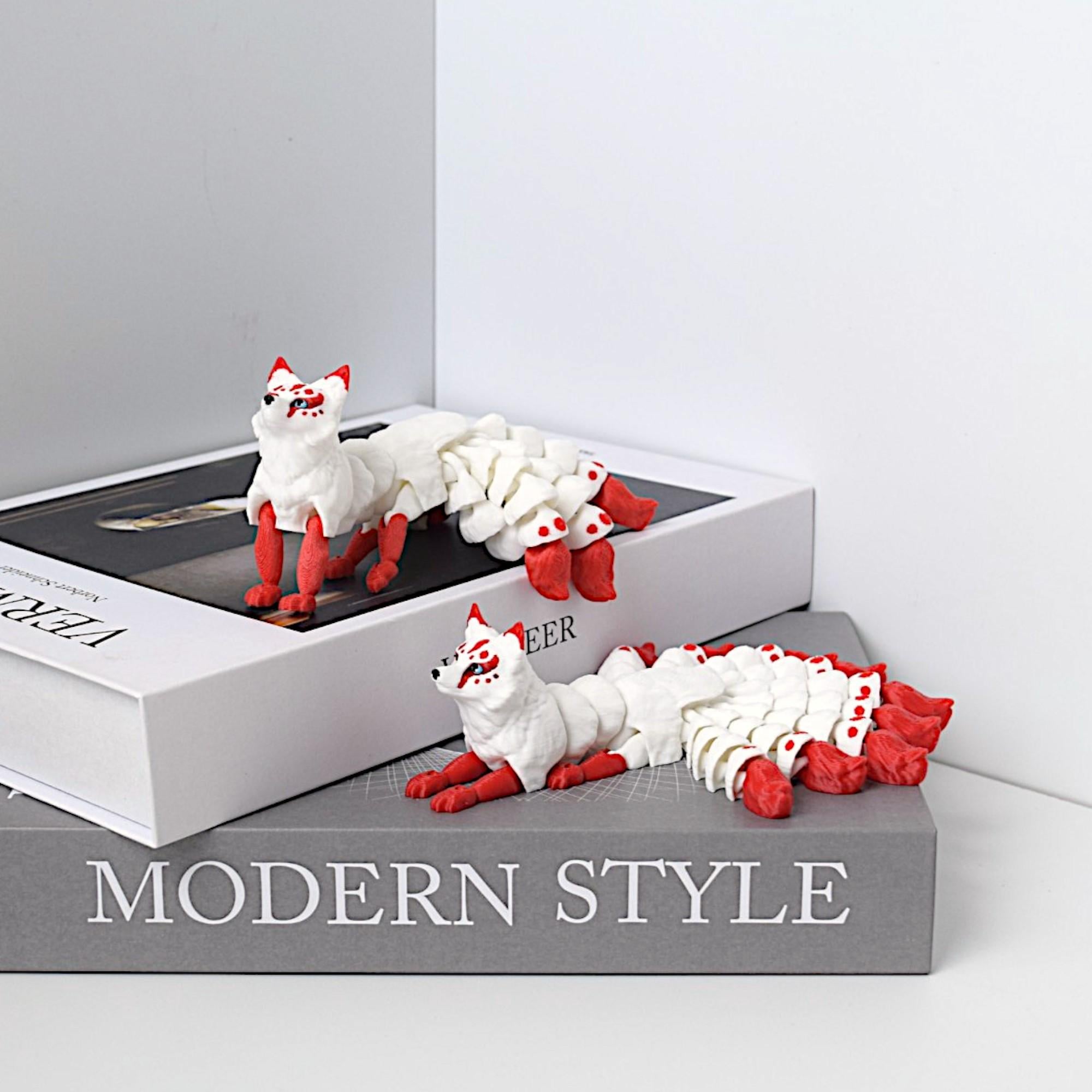 Nine-tailed Fox, Smart Fox Shape, Fantasy Texture, Exquisite Details, Fairy-style Appearance, Exquisite Craftsmanship, Thoughtful Gift Decoration