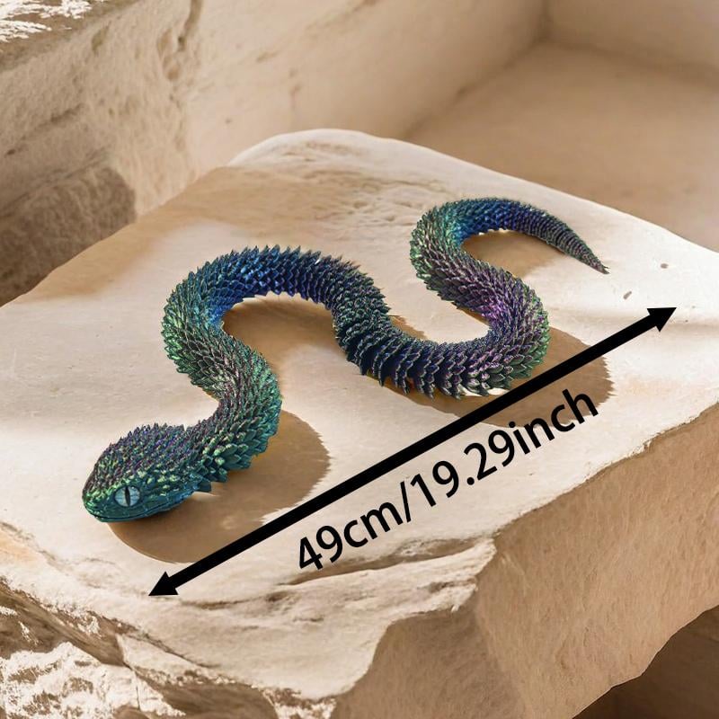 Snake-shaped High-fidelity Fun Ornaments Creative Animal-shaped Living Room And Study Decorations