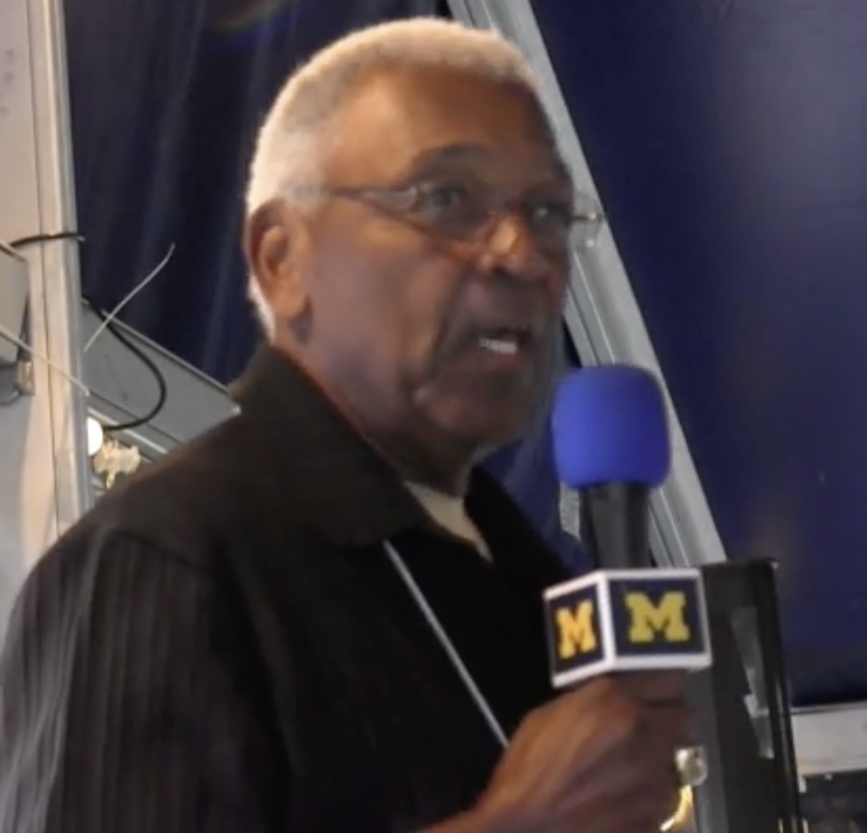 Mike Bass at the 1975 University of Michigan championship team reunion