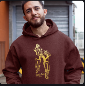 “Interception” by Mike Bass Hoodie