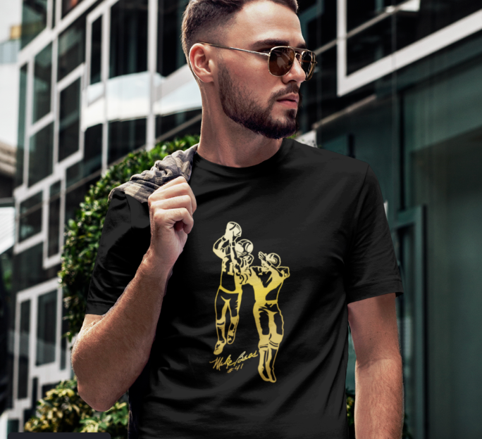 “Interception” Shirt, Gold Logo