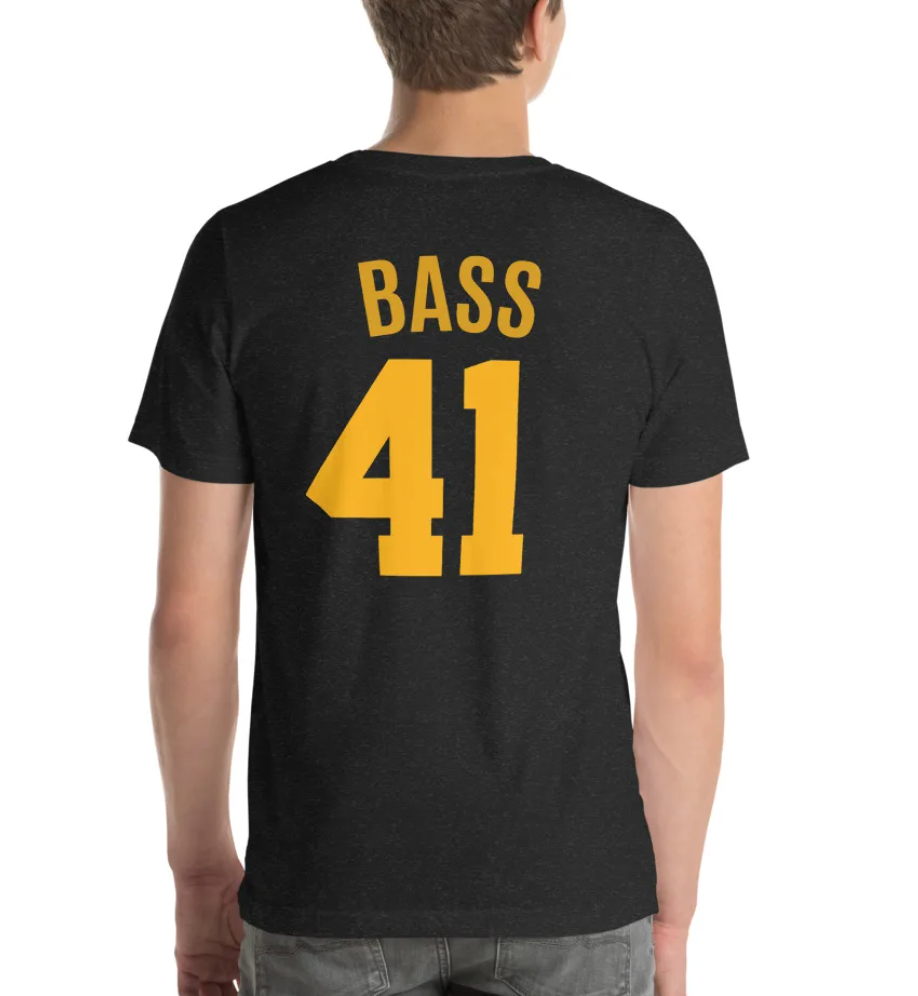 “Skins T-Shirt” Black w/ #41 on Front