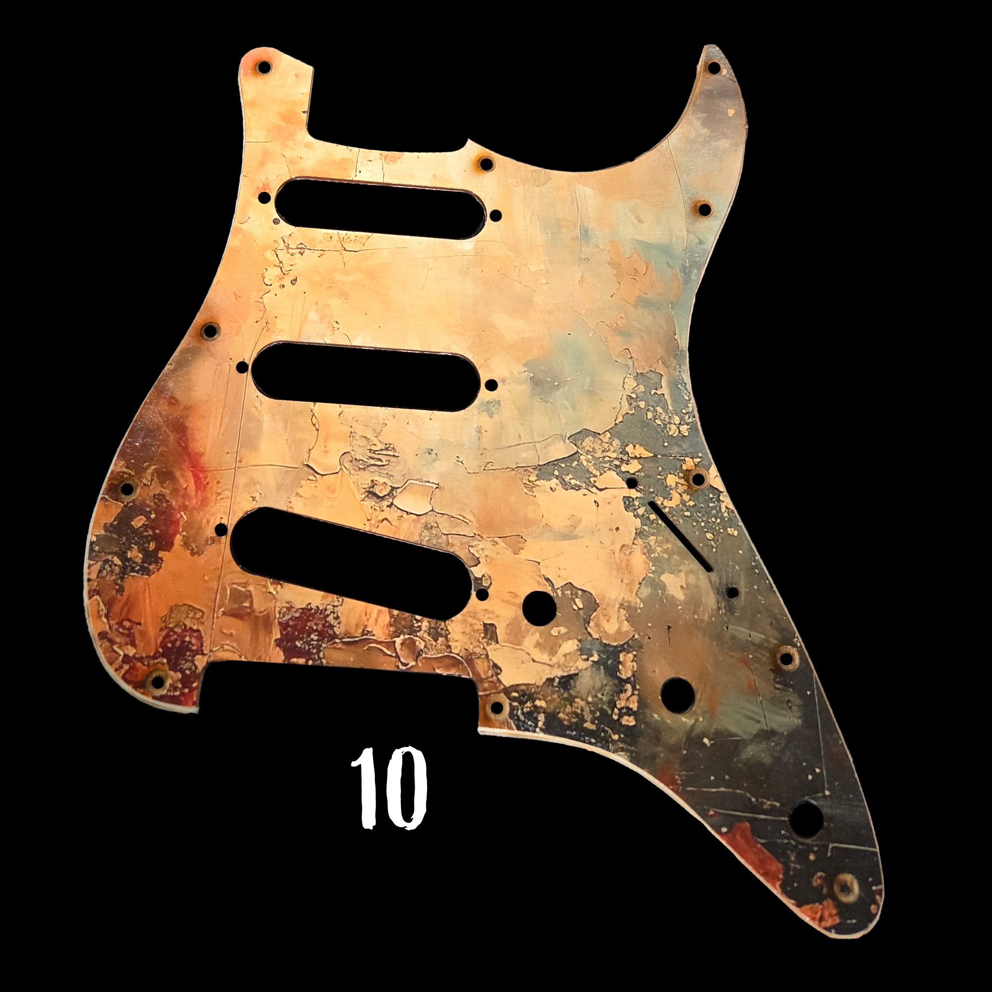 Floral custom guitar pickguard