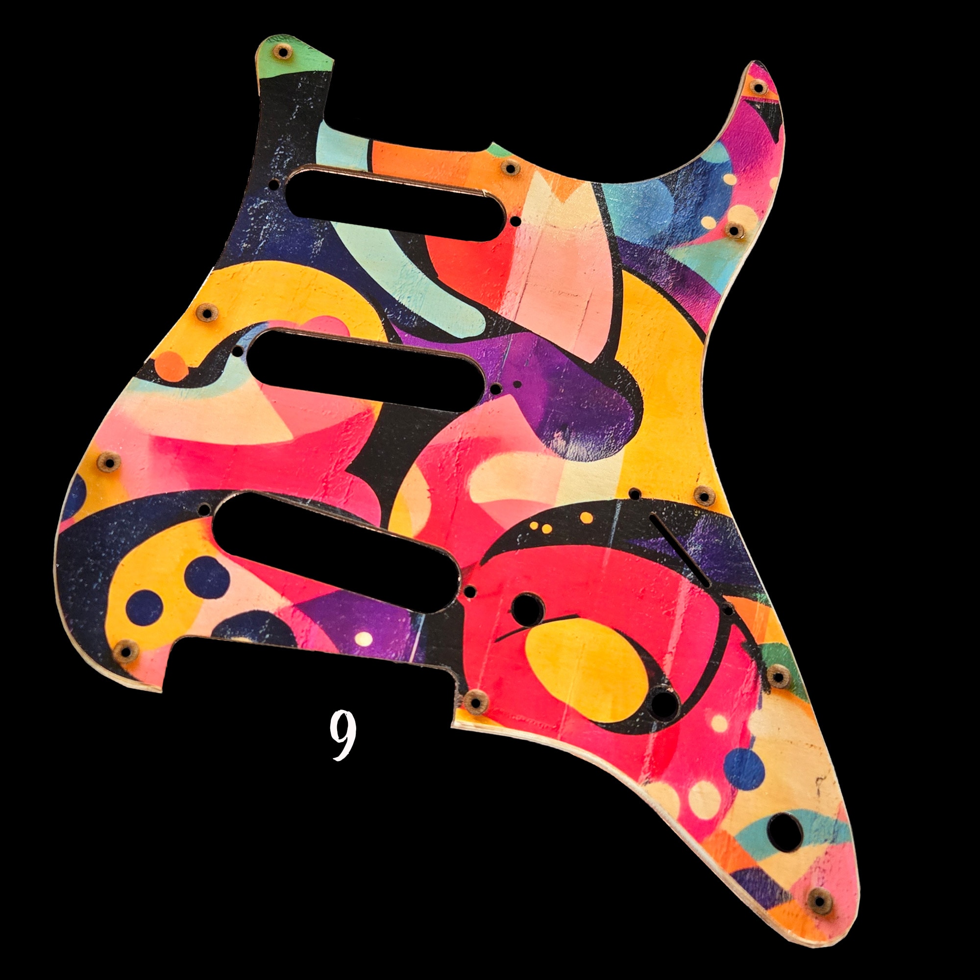 Personalized Guitar Pick Guard detail 3