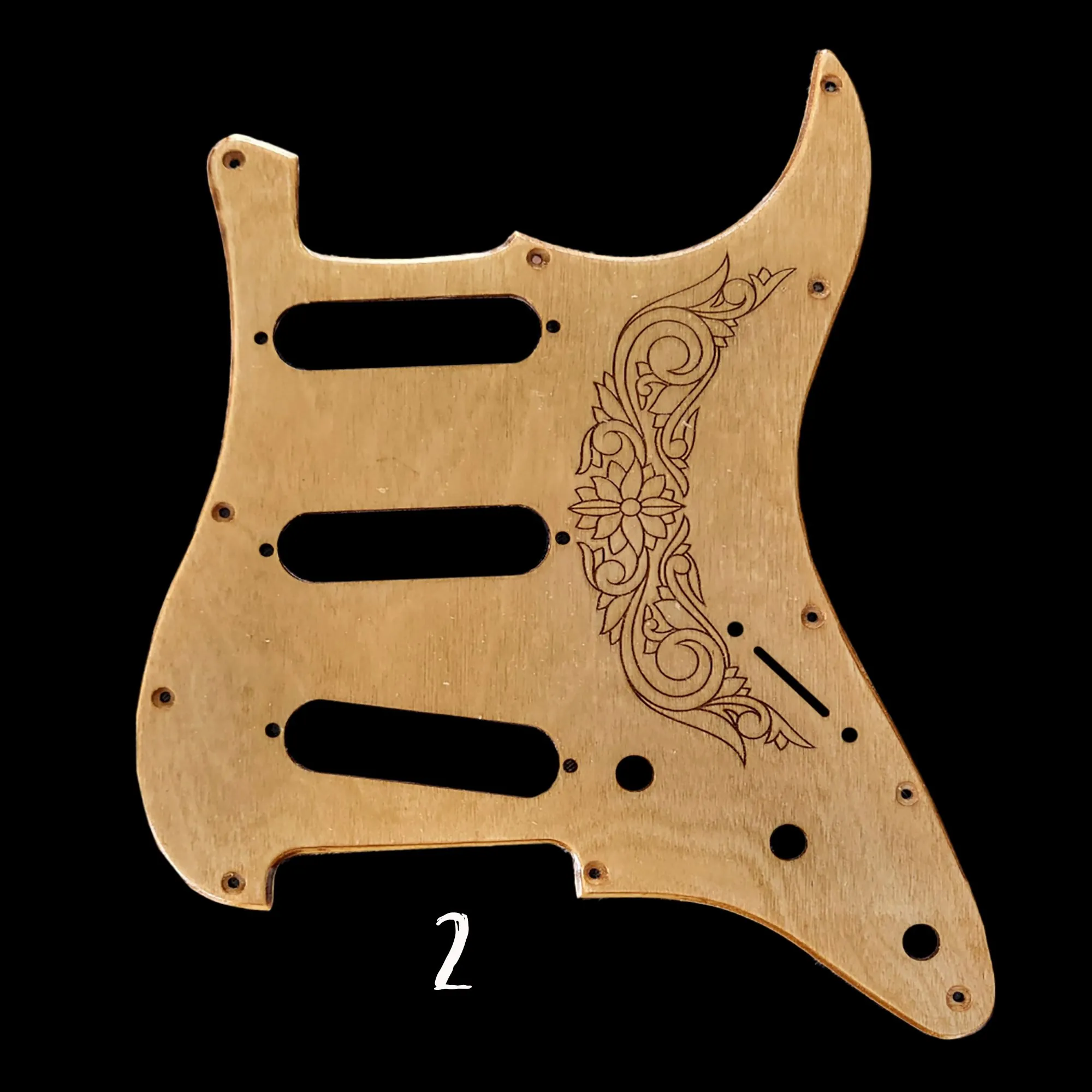 Personalized Guitar Pick Guard detail 3