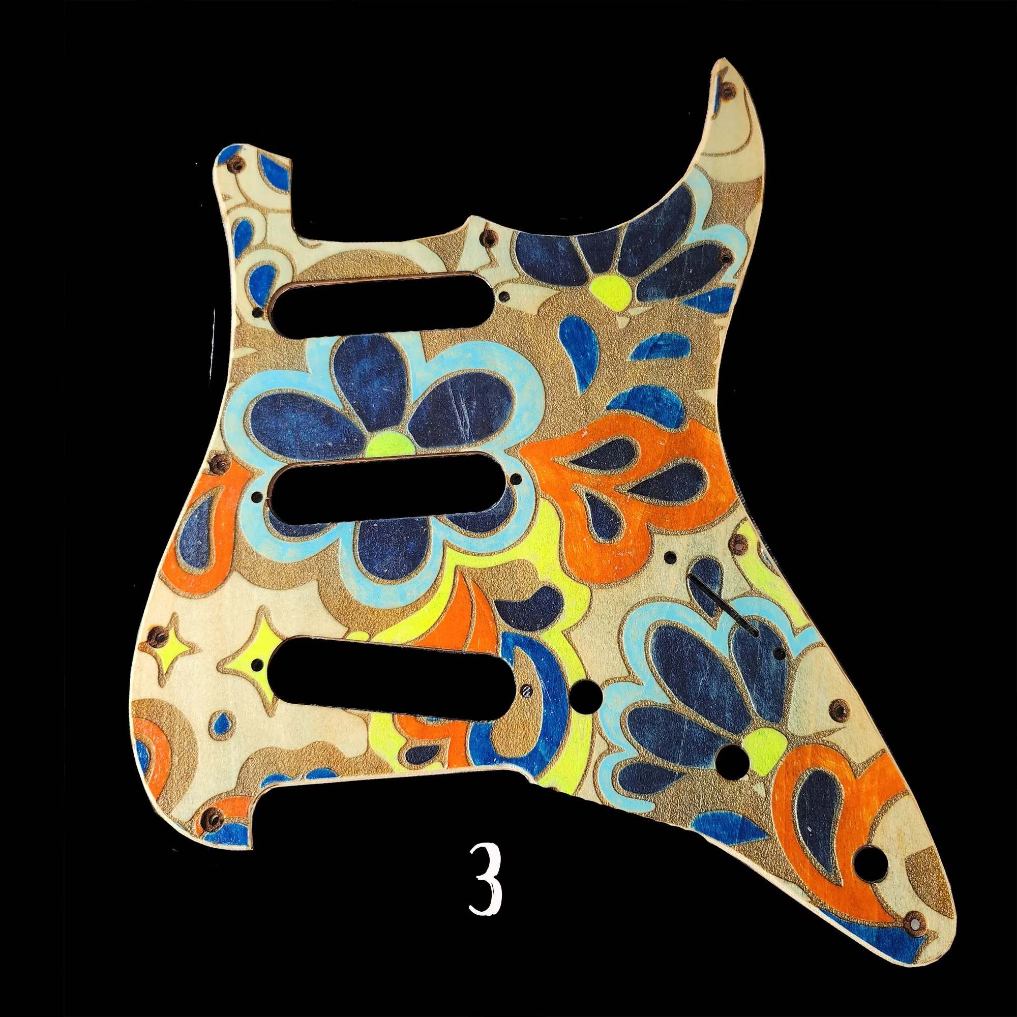 Personalized Guitar Pick Guard detail 4