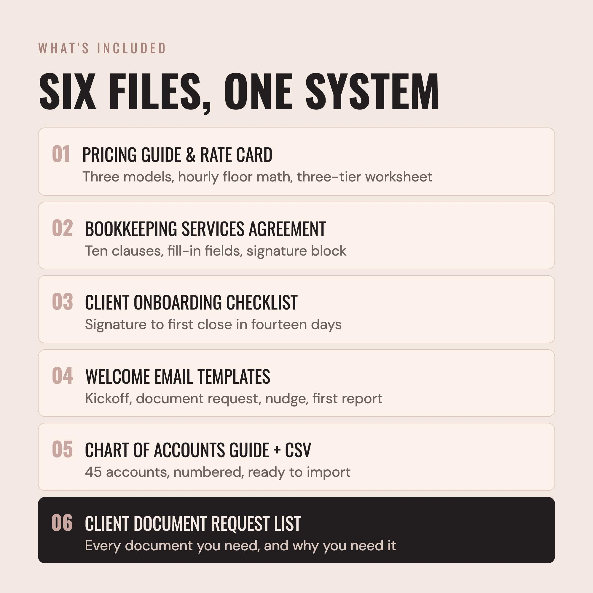 New Bookkeeper Starter Bundle screenshot 2