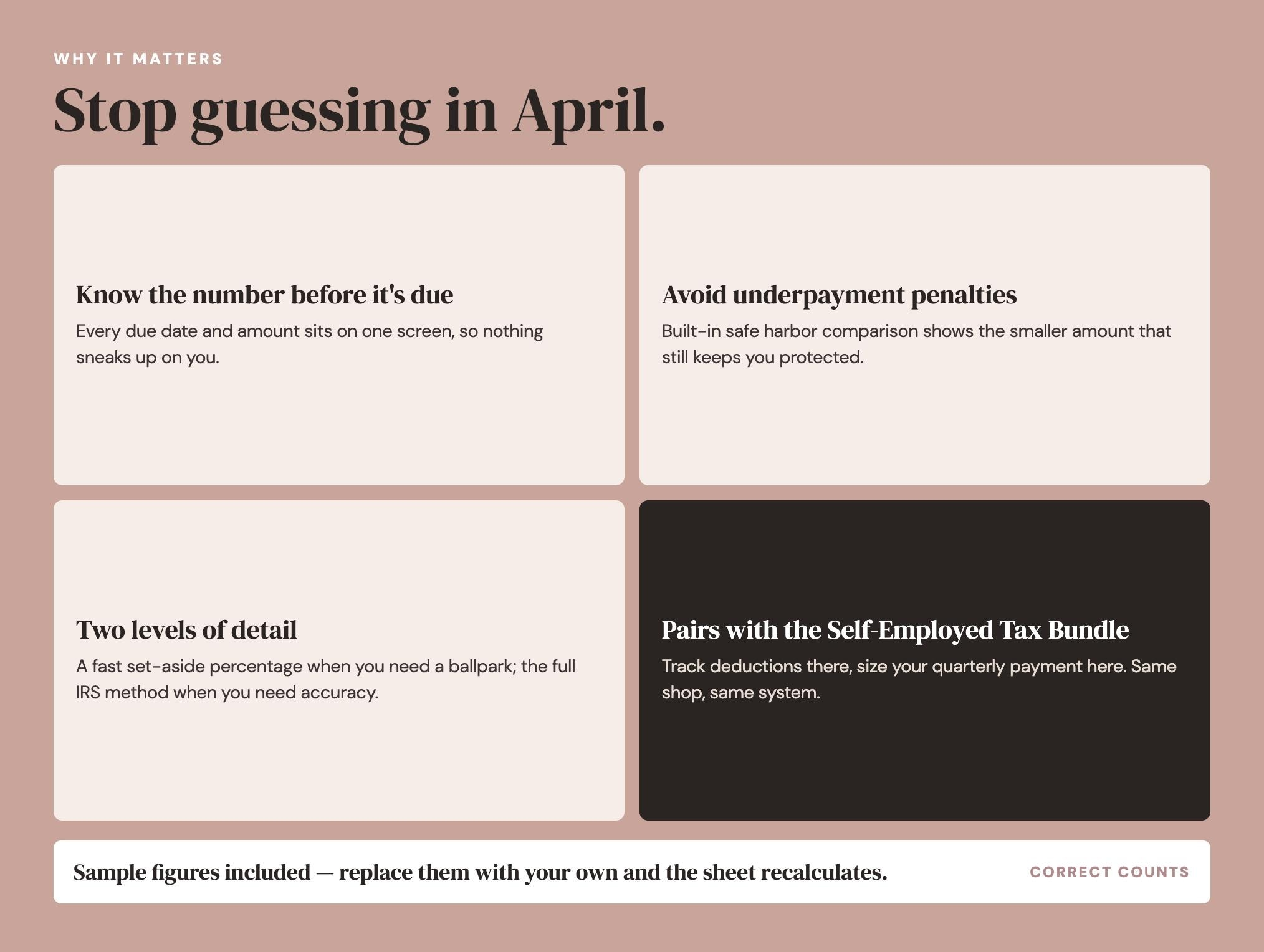 Quarterly Estimated Tax Calculator screenshot 4