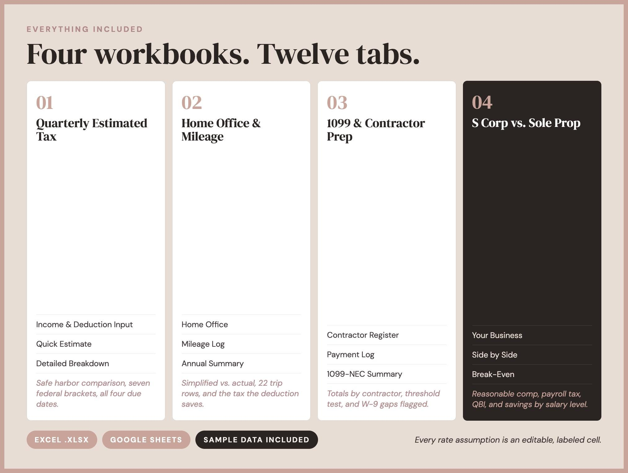 Self Employed Tax Bundle screenshot 2