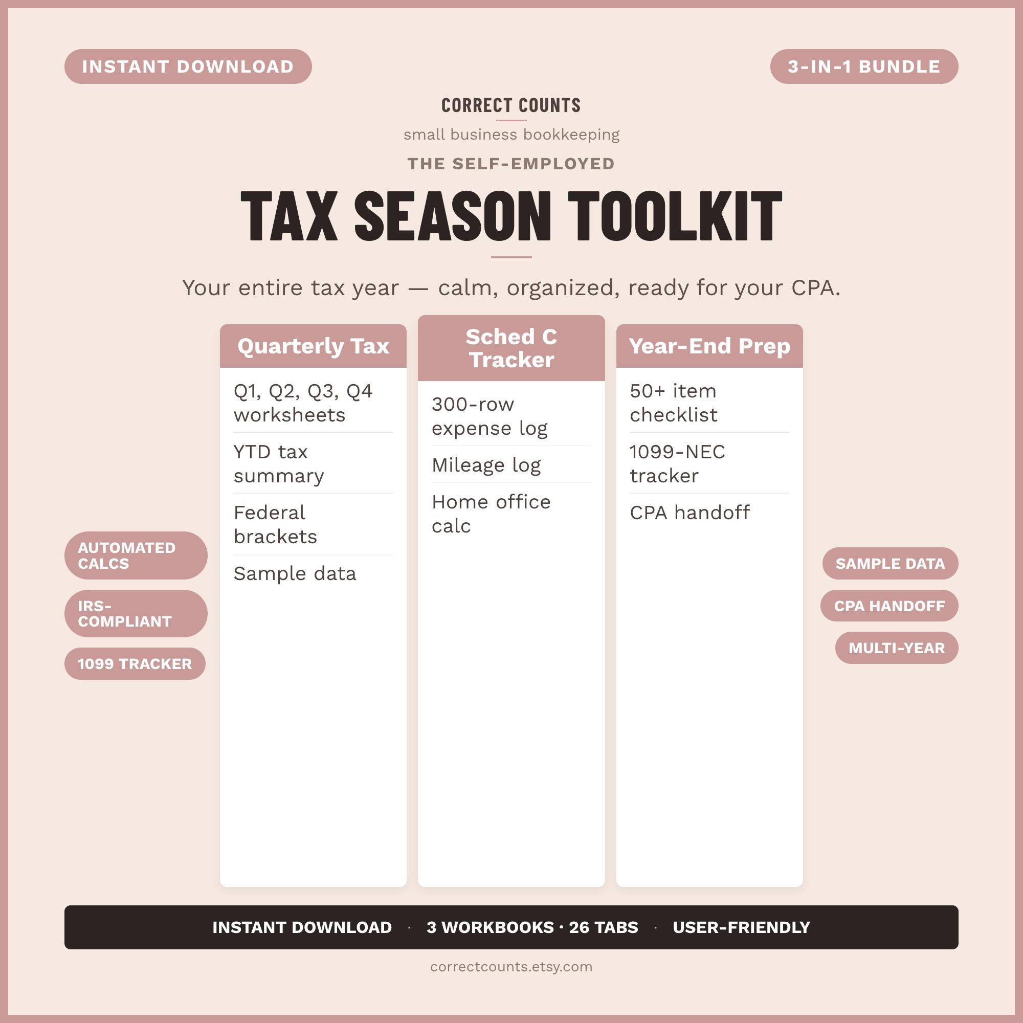 Self-Employed Tax Bundle screenshot 1