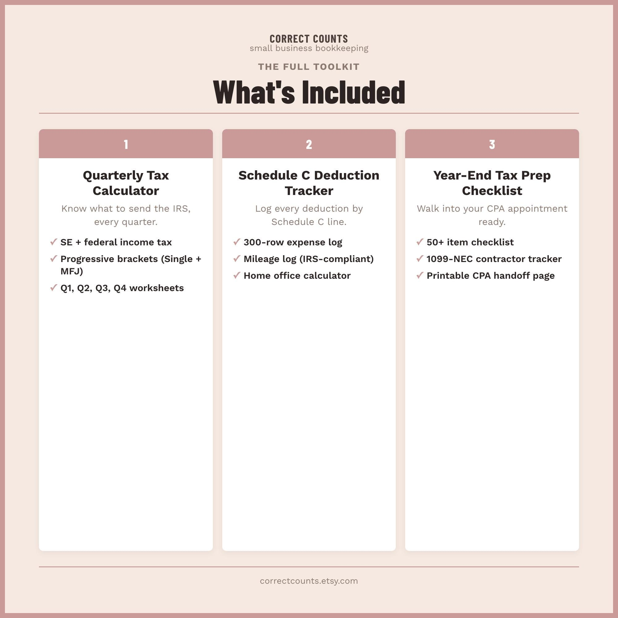 Self-Employed Tax Bundle screenshot 3