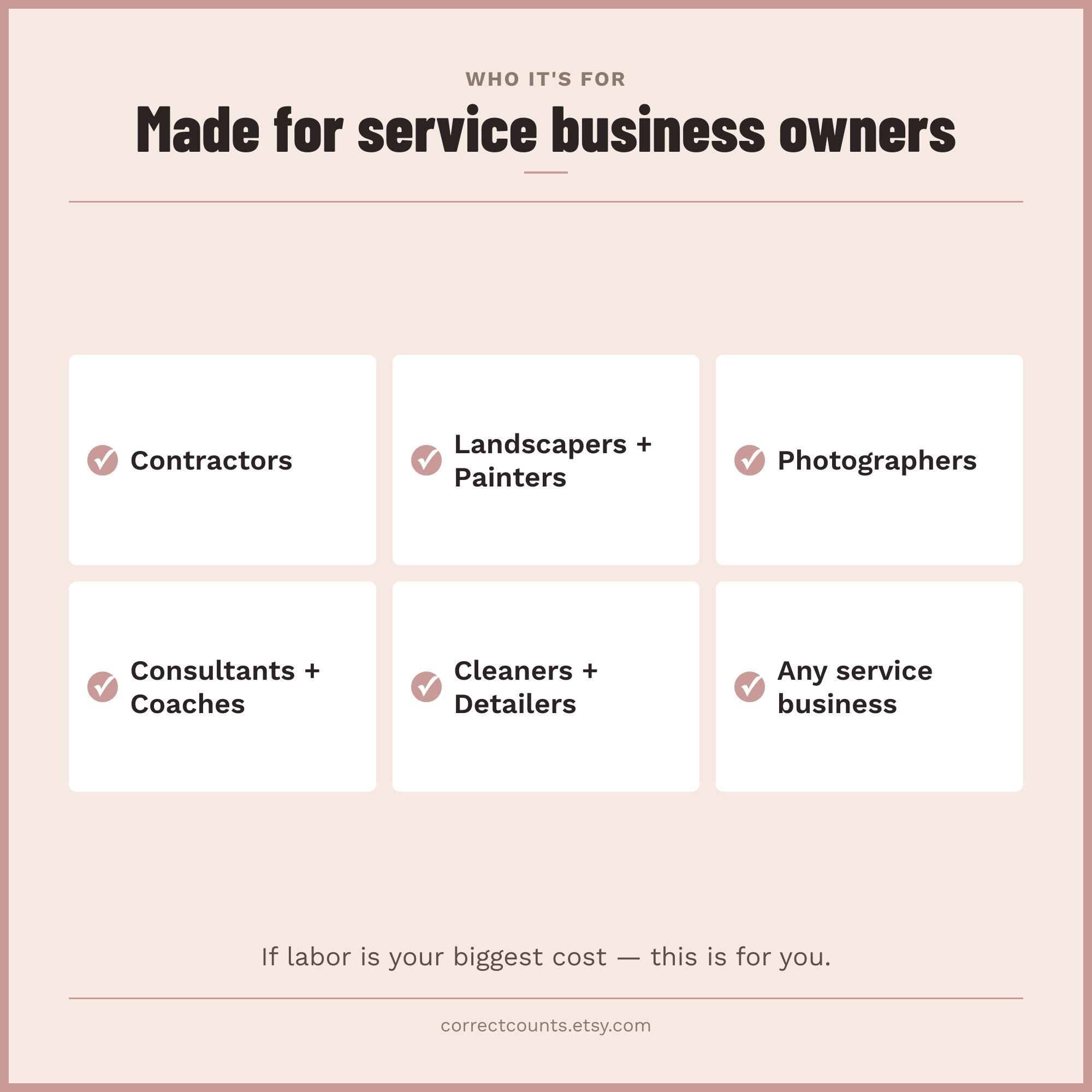 Service Business Pricing Profit Toolkit screenshot 3